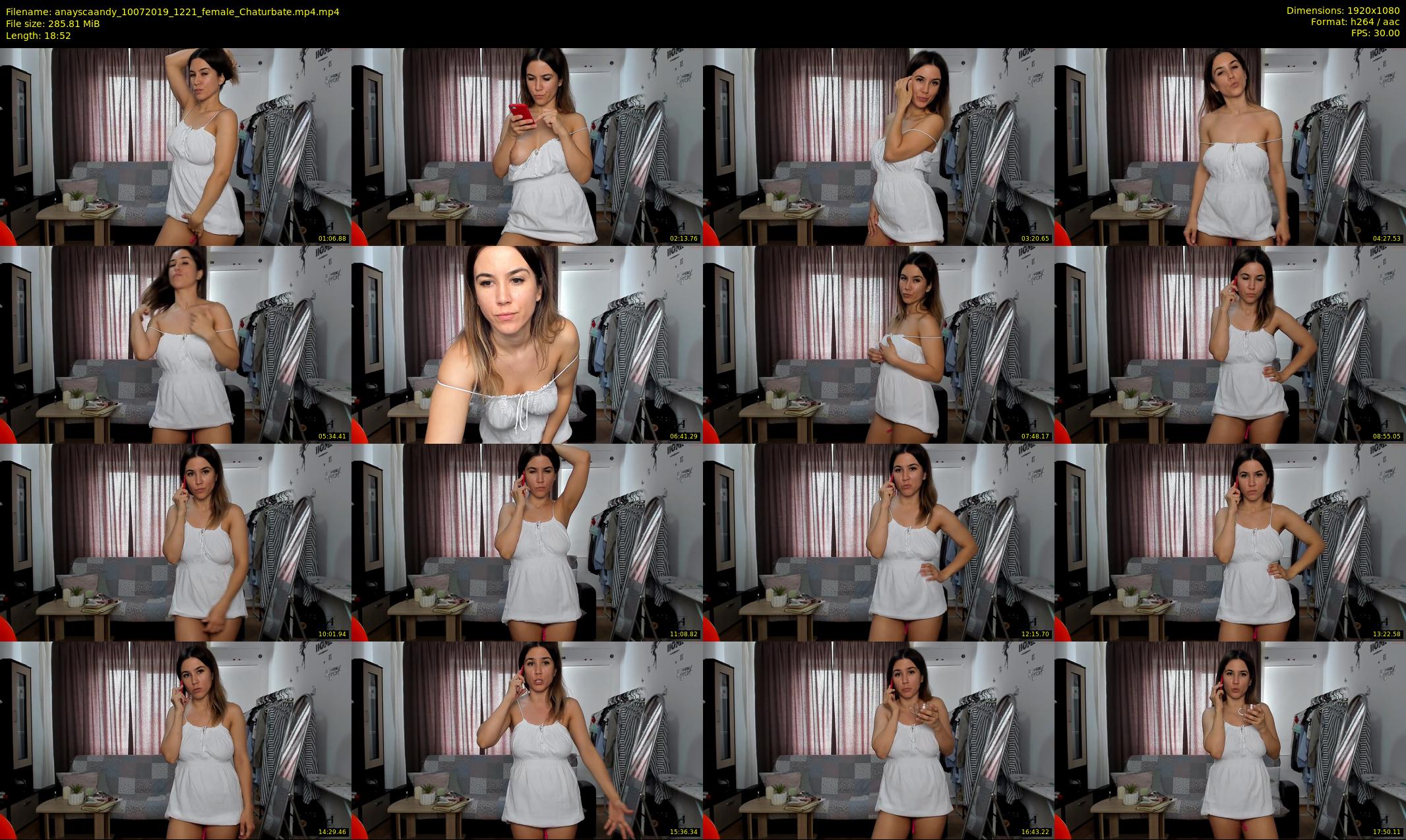 anayscaandy — 19 minute Chaturbate female cam show recording, 1080p, Jul 10, 2019