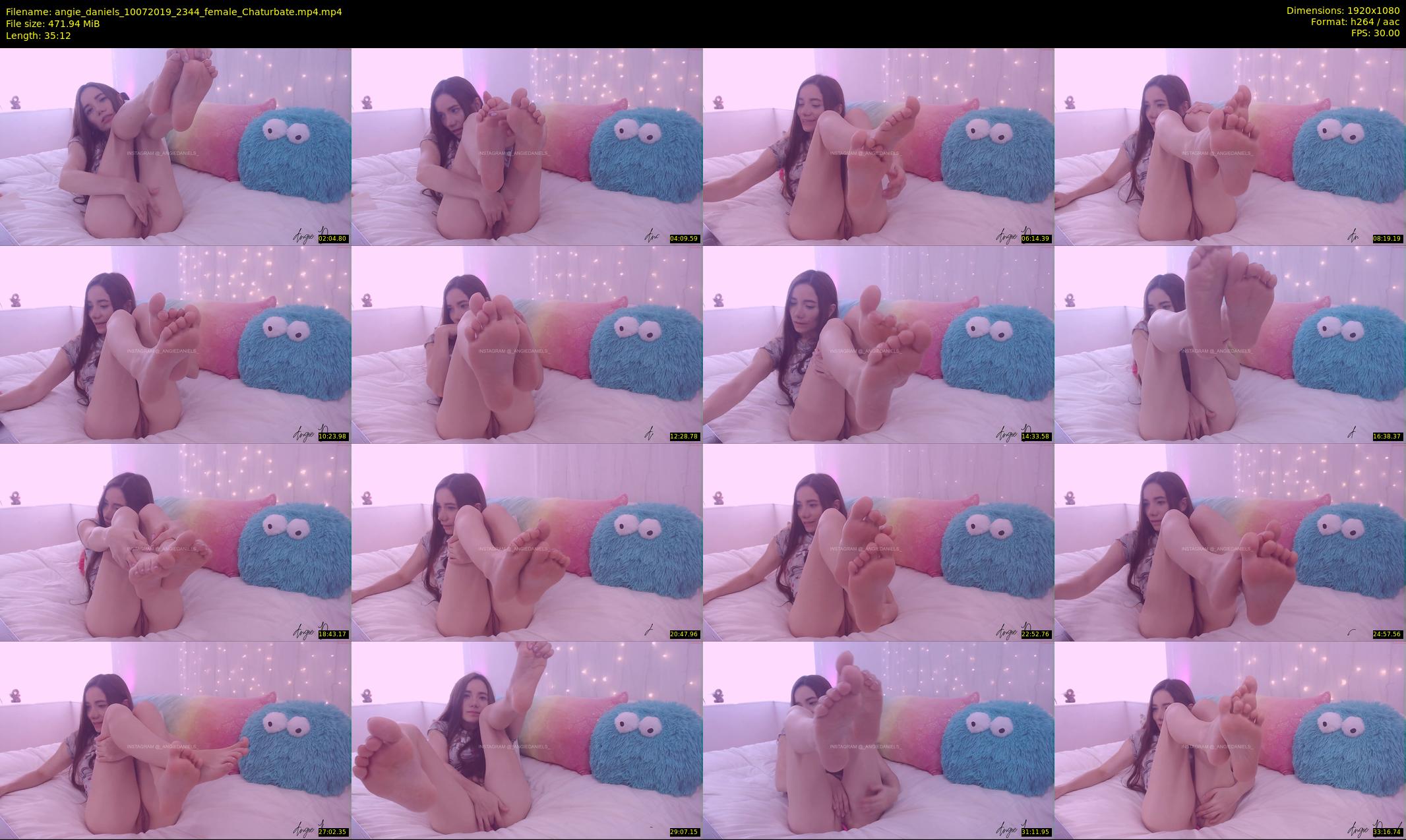 angie_daniels — 36 minute Chaturbate female cam show recording, 1080p, Jul 10, 2019