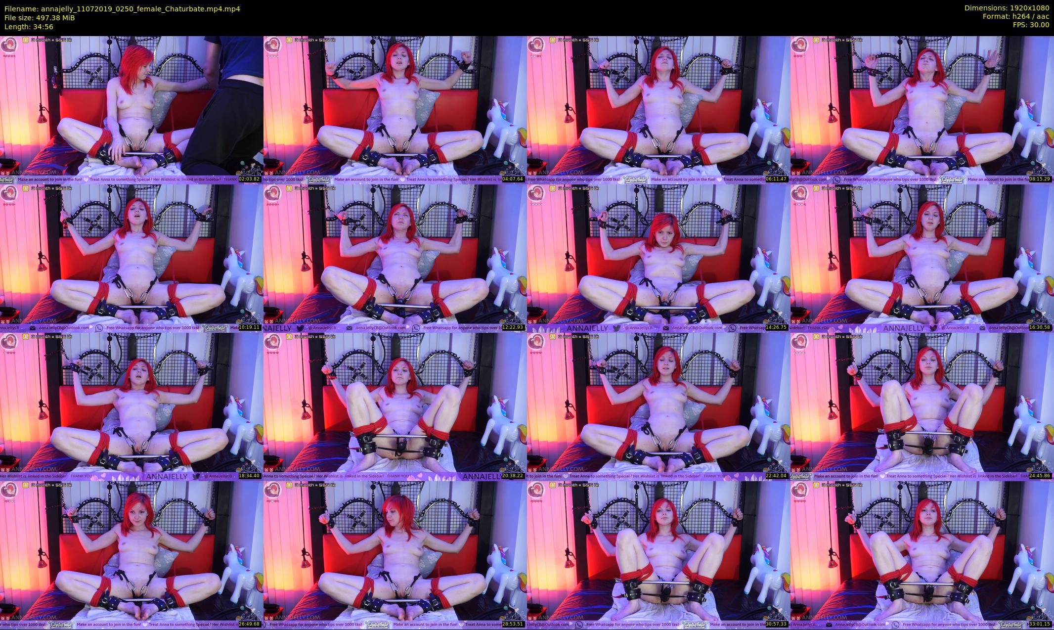 annajelly — 35 minute Chaturbate couple cam show recording, 1080p, Jul 11, 2019