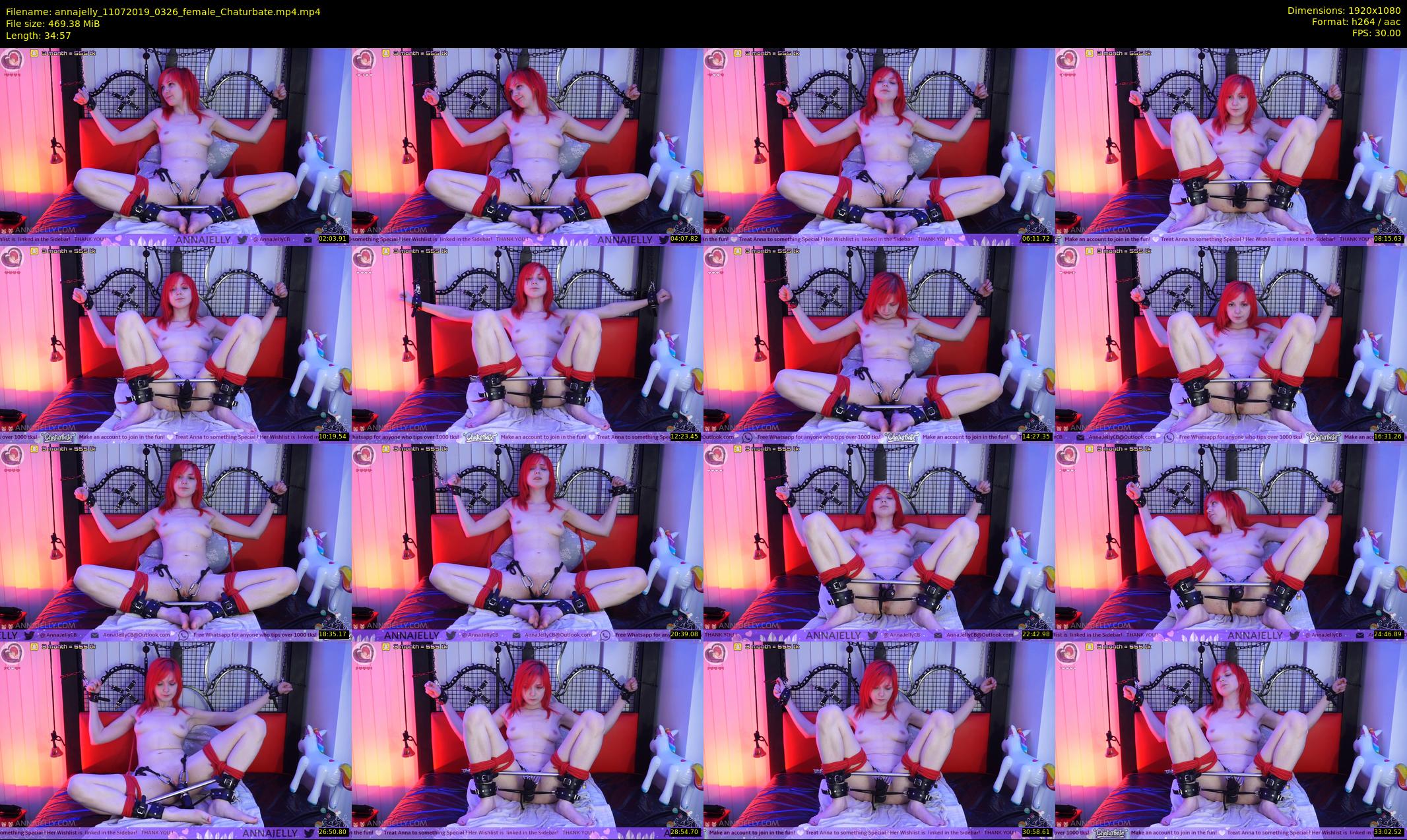 annajelly — 35 minute Chaturbate couple cam show recording, 1080p, Jul 11, 2019