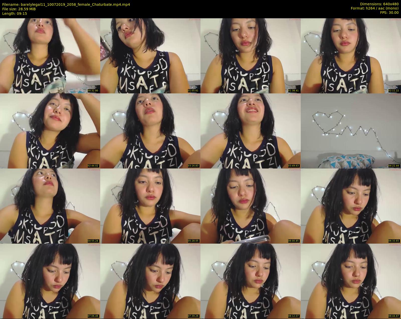 barelylegal11 — 10 minute Chaturbate female cam show recording, 480p, Jul 10, 2019