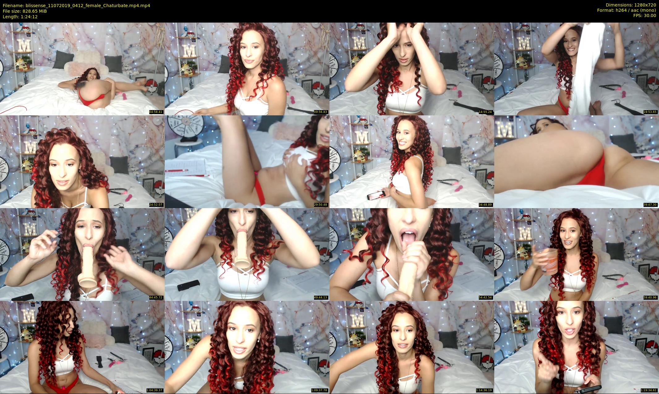 blissense — 85 minute Chaturbate female cam show recording, 720p, Jul 11, 2019