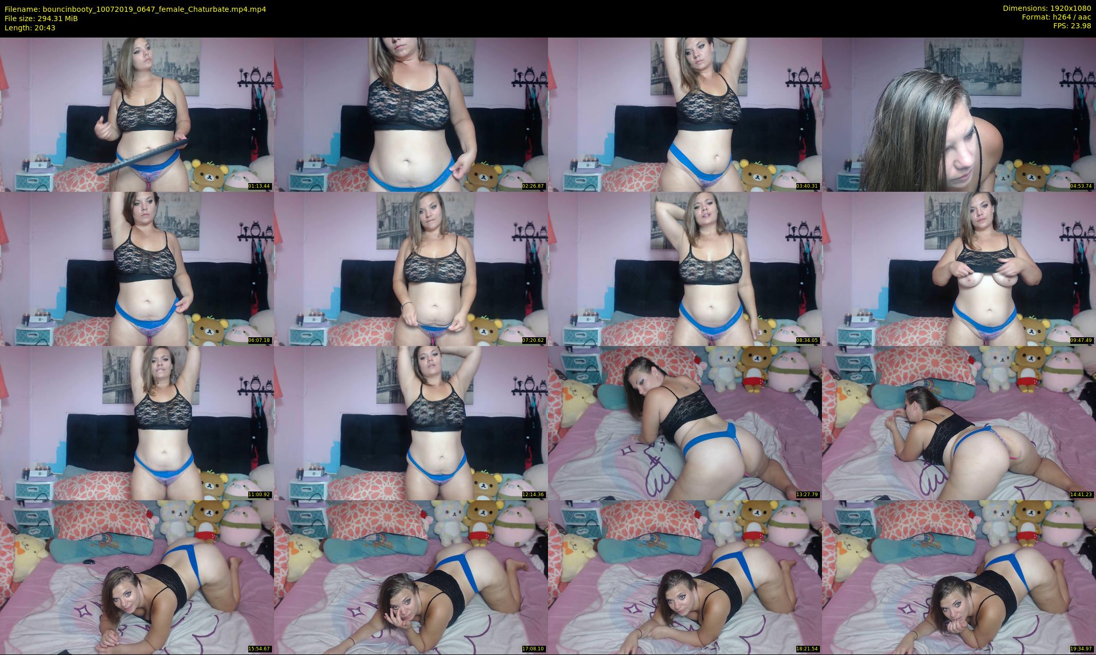 bouncinbooty — 21 minute Chaturbate female cam show recording, 1080p, Jul 10, 2019