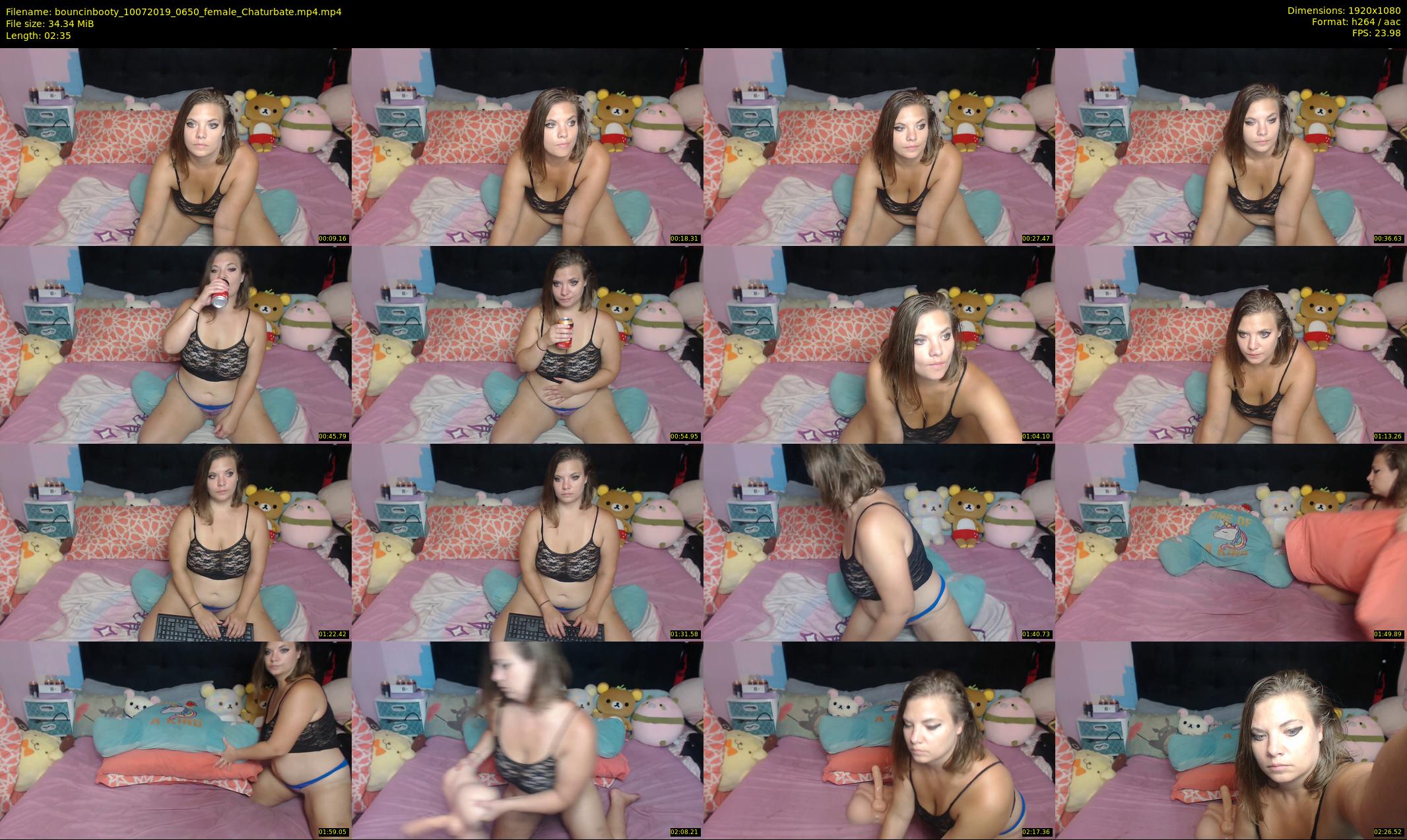 bouncinbooty — 3 minute Chaturbate female cam show recording, 1080p, Jul 10, 2019