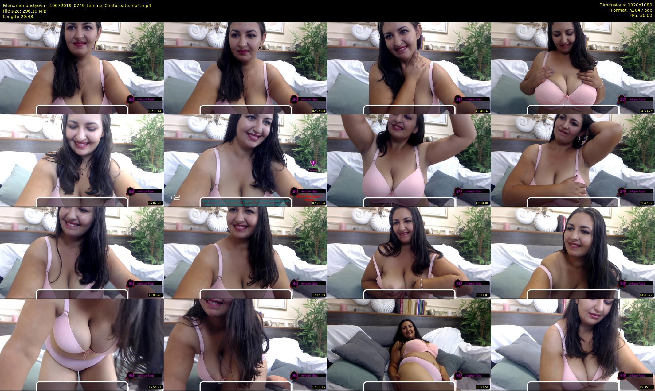 bustyeva_ — 21 minute Chaturbate female cam show recording, 1080p, Jul 10, 2019