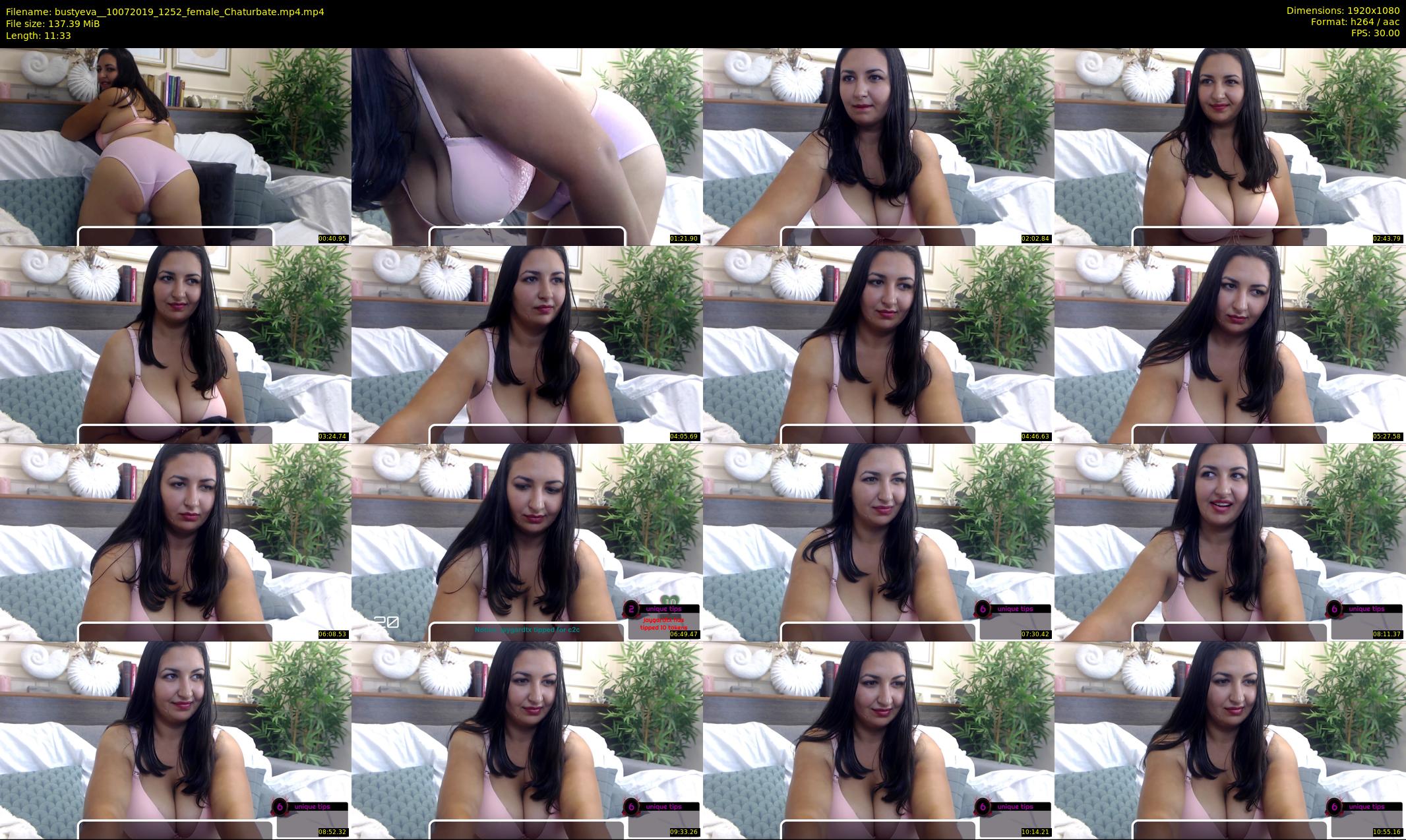 bustyeva_ — 12 minute Chaturbate female cam show recording, 1080p, Jul 10, 2019