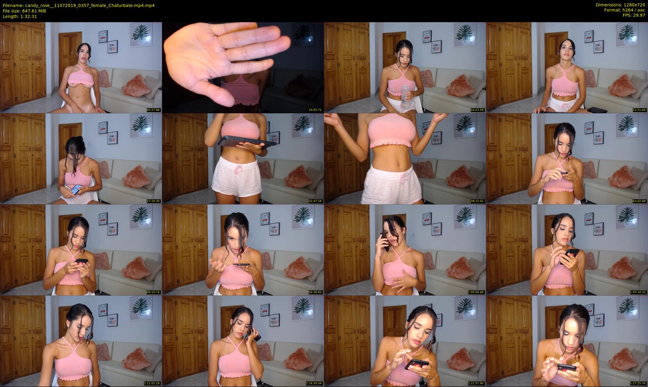 candy_rose_ — 93 minute Chaturbate female cam show recording, 720p, Jul 11, 2019