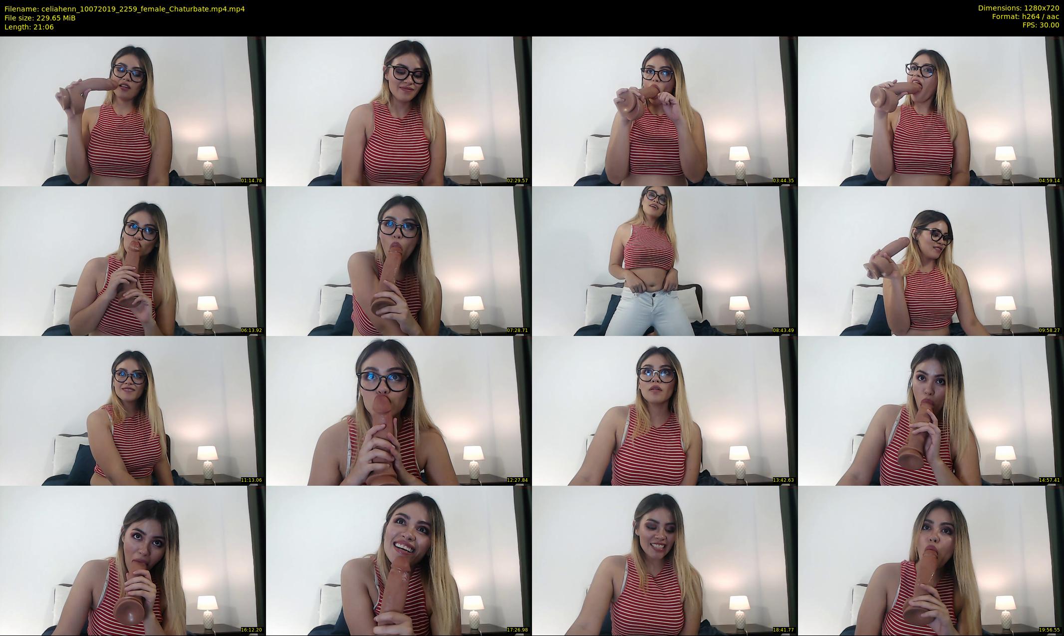 celiahenn — 22 minute Chaturbate female cam show recording, 720p, Jul 10, 2019