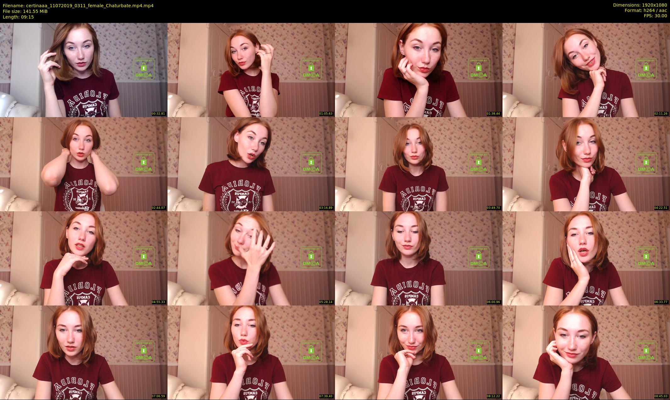 certinaaa — 10 minute Chaturbate female cam show recording, 1080p, Jul 11, 2019