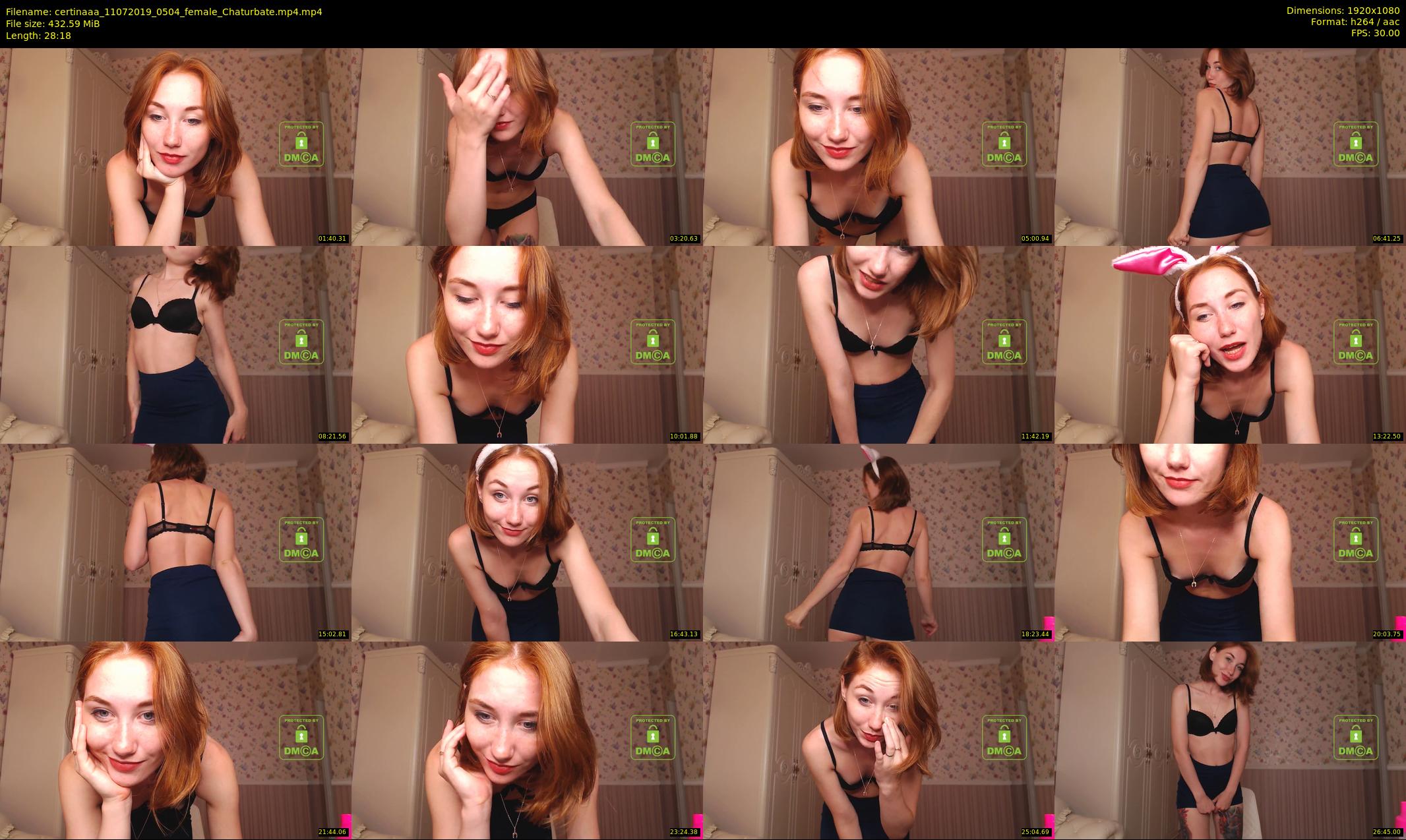 certinaaa — 29 minute Chaturbate female cam show recording, 1080p, Jul 11, 2019