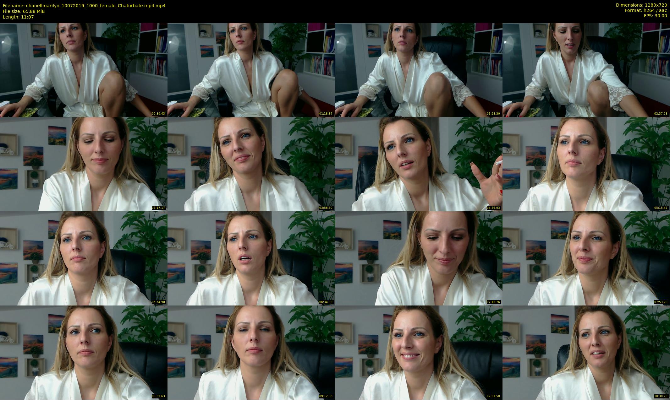 chanellmarilyn — 12 minute Chaturbate female cam show recording, 720p, Jul 10, 2019