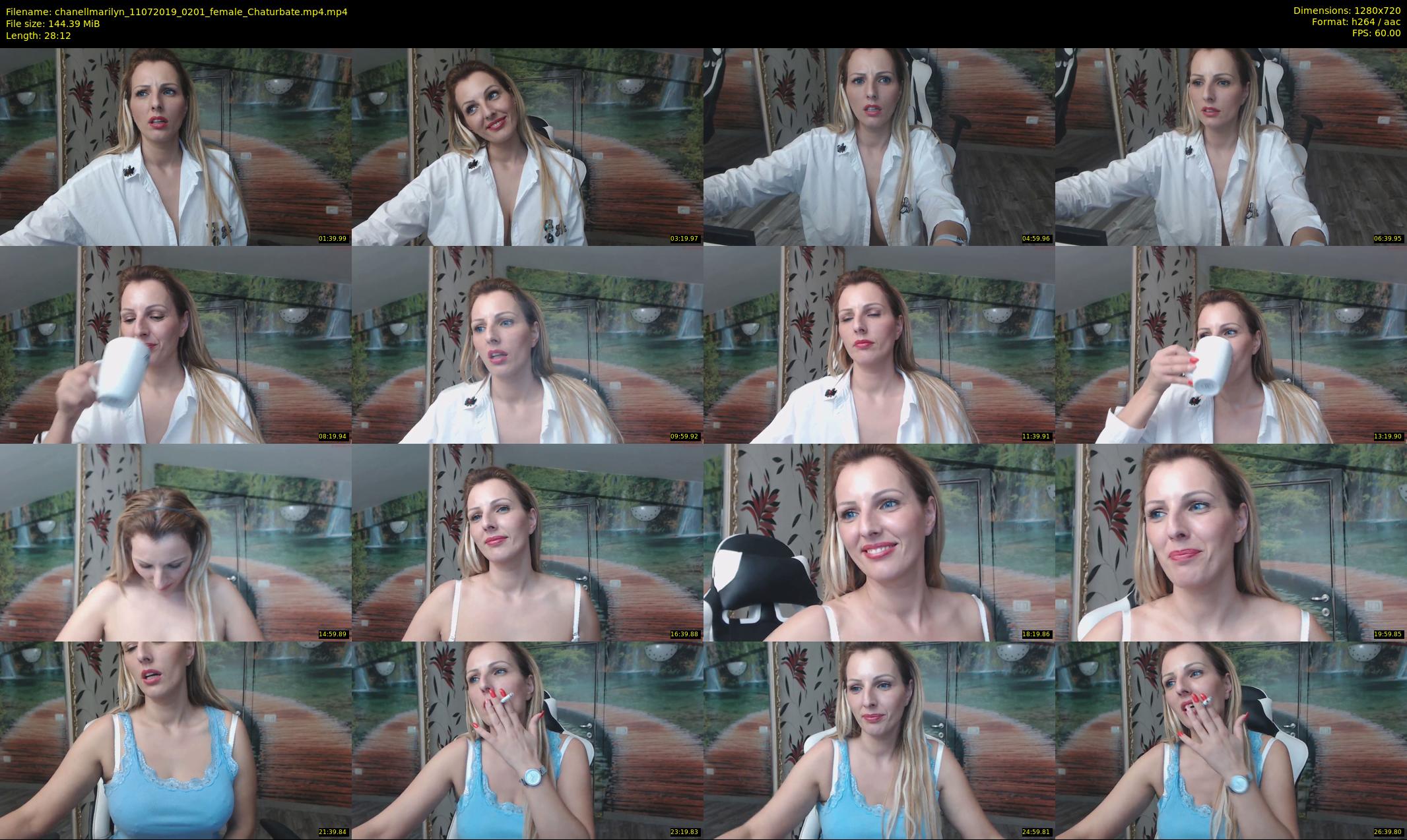 chanellmarilyn — 29 minute Chaturbate female cam show recording, 720p, Jul 11, 2019
