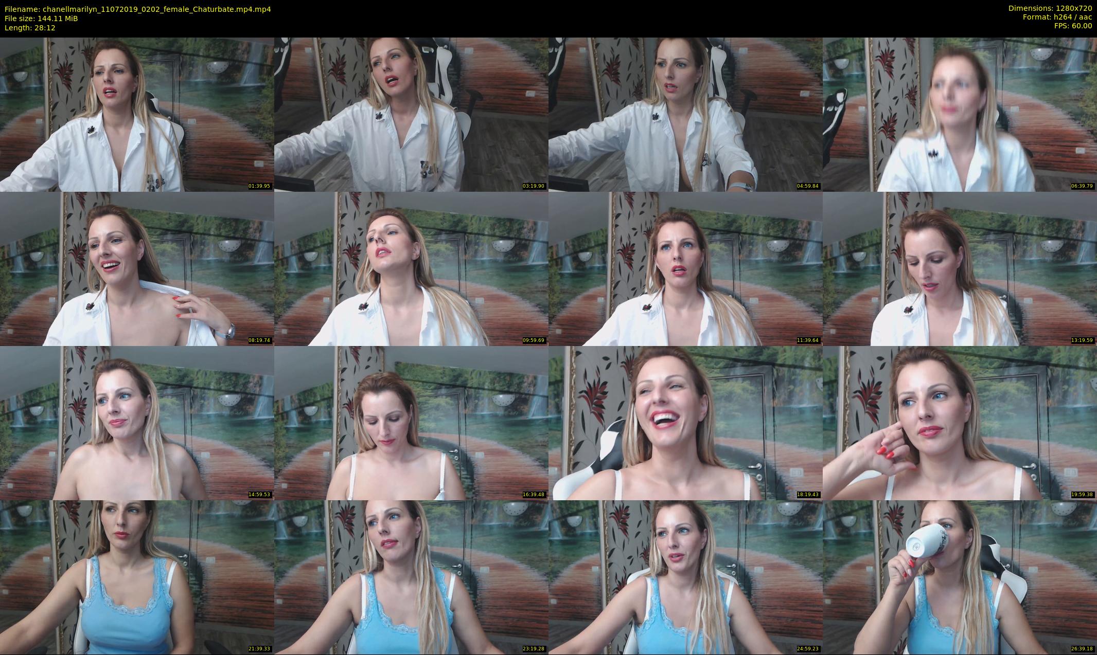 chanellmarilyn — 29 minute Chaturbate female cam show recording, 720p, Jul 11, 2019