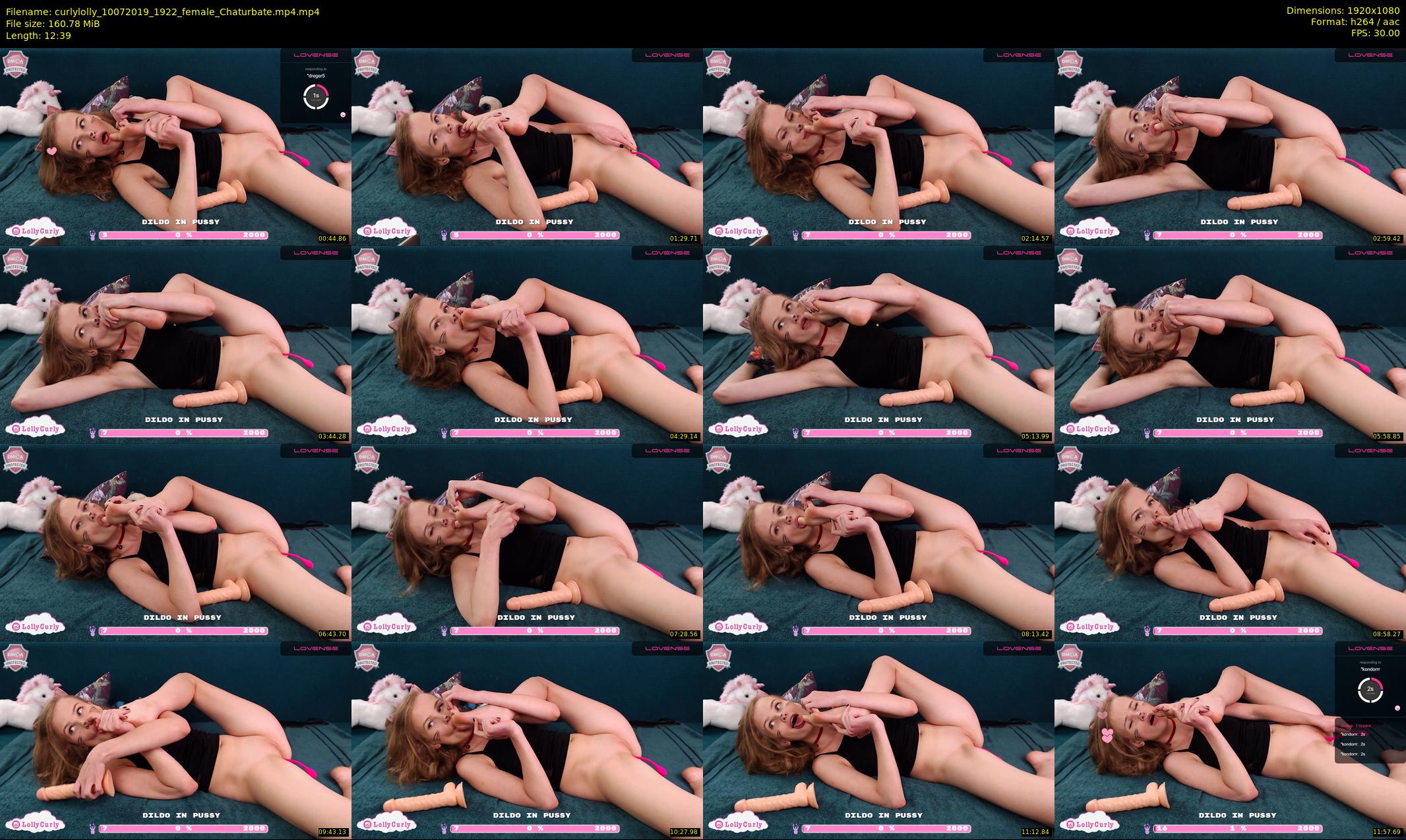 curlylolly — 13 minute Chaturbate female cam show recording, 1080p, Jul 10, 2019