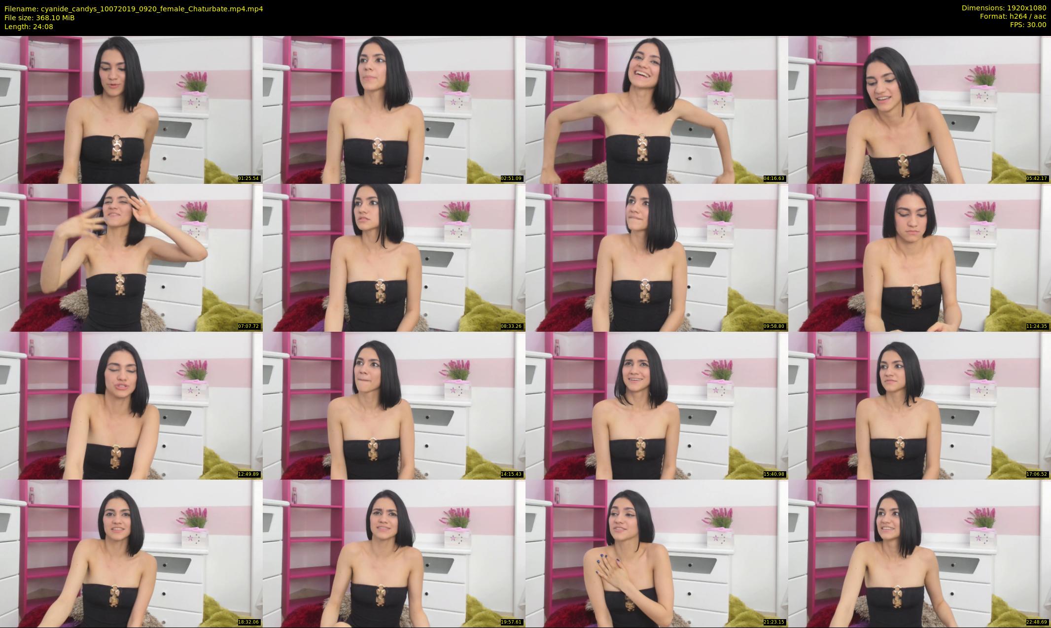 cyanide_candys — 25 minute Chaturbate female cam show recording, 1080p, Jul 10, 2019