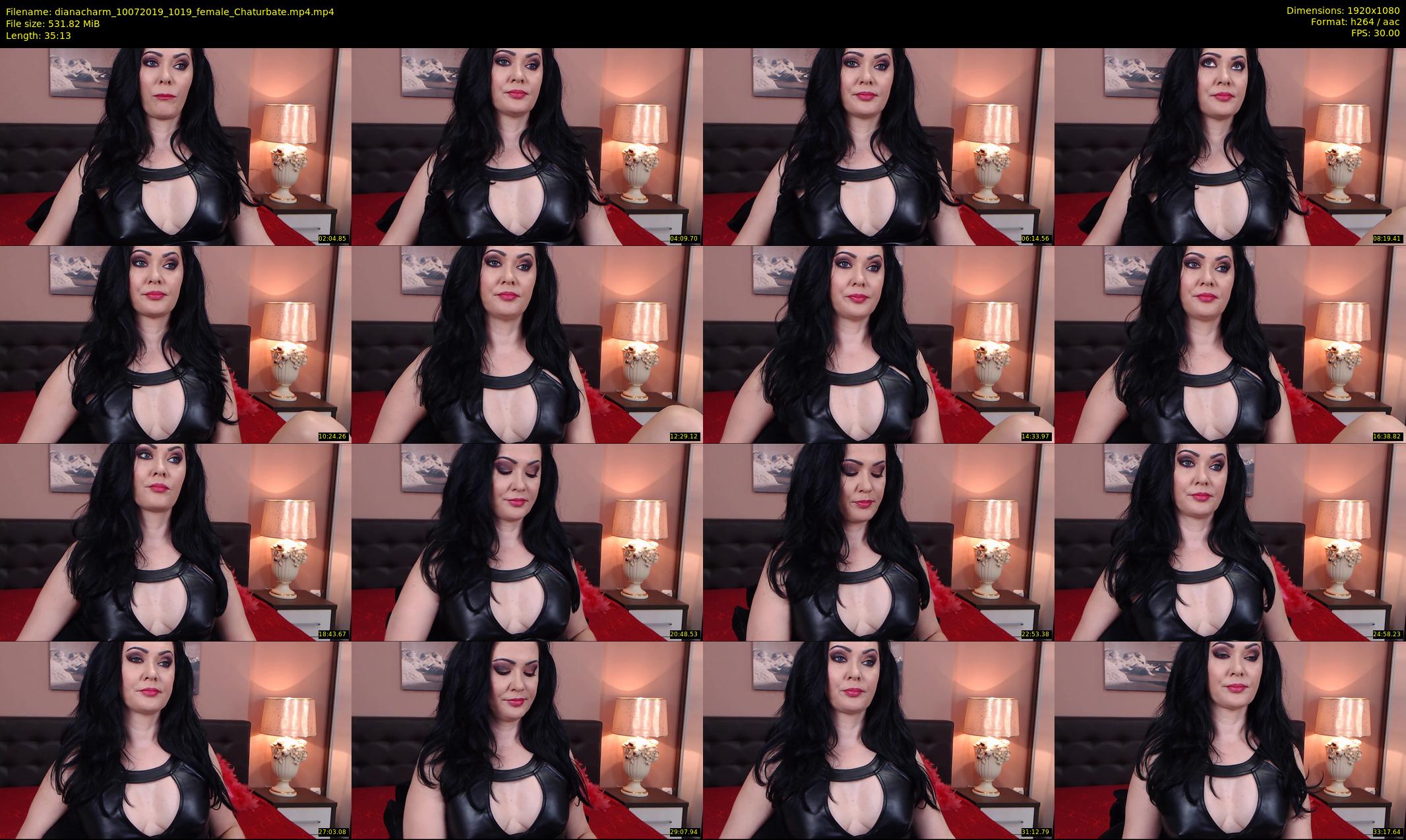 dianacharm — 36 minute Chaturbate female cam show recording, 1080p, Jul 10, 2019