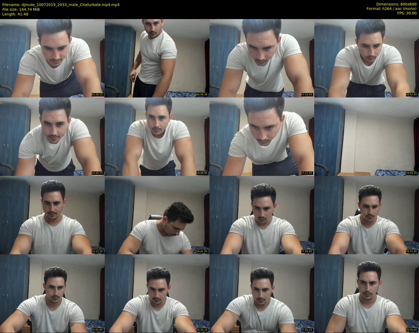 djmute — 42 minute Chaturbate male cam show recording, 480p, Jul 10, 2019