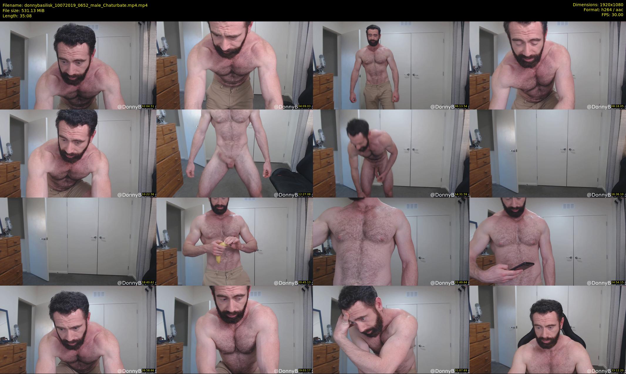 donnybasilisk — 36 minute Chaturbate male cam show recording, 1080p, Jul 10, 2019