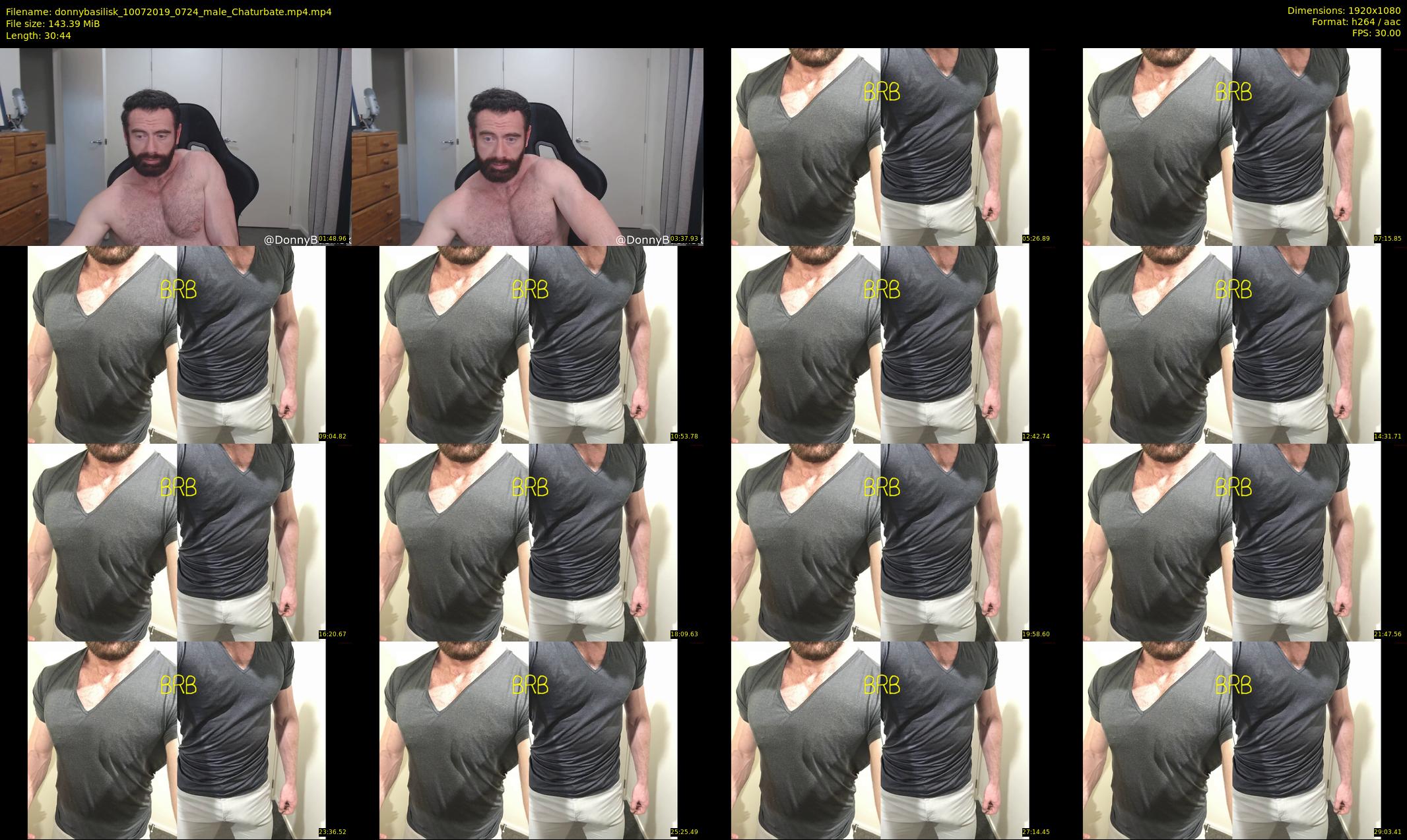 donnybasilisk — 31 minute Chaturbate male cam show recording, 1080p, Jul 10, 2019