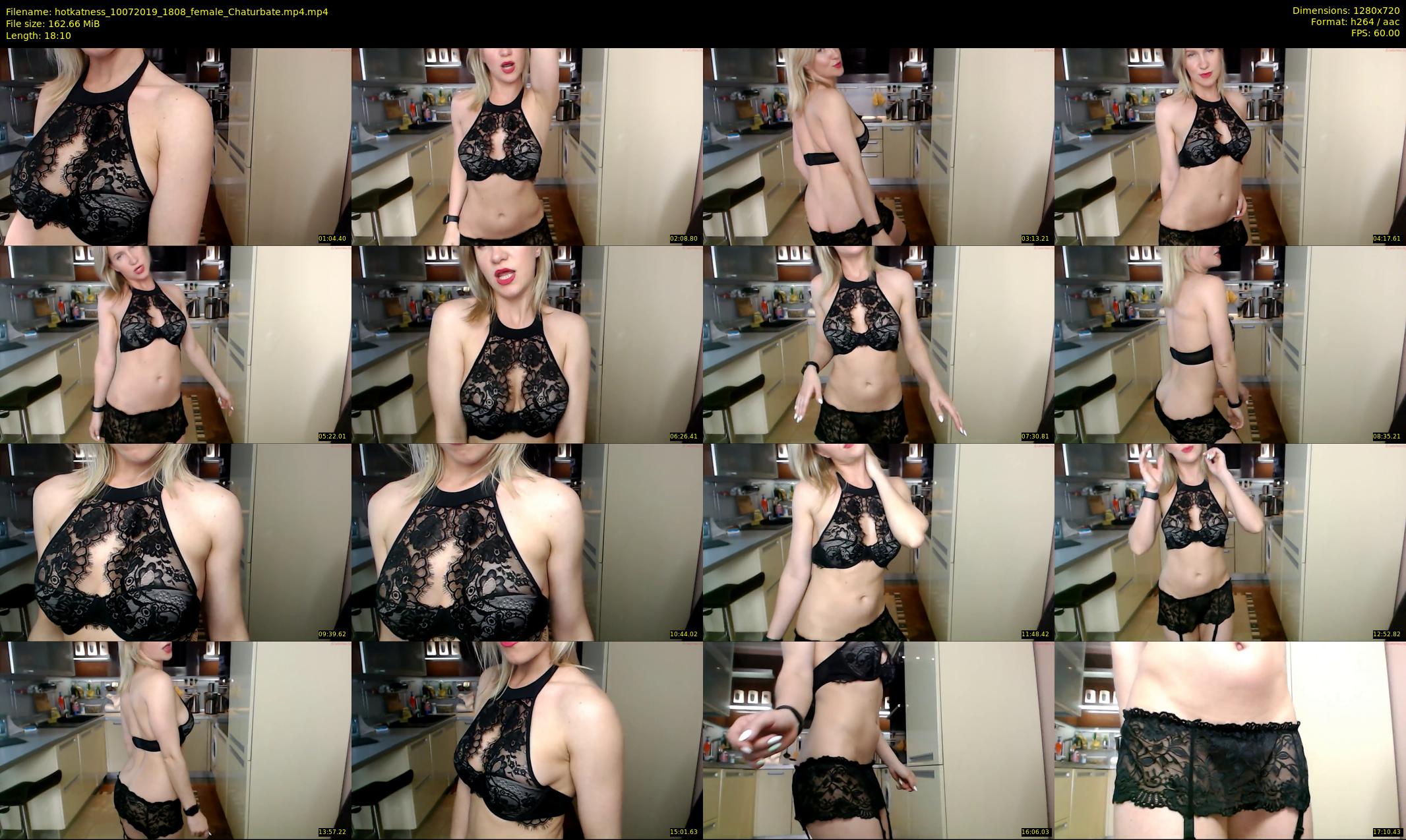 hotkatness — 19 minute Chaturbate female cam show recording, 720p, Jul 10, 2019