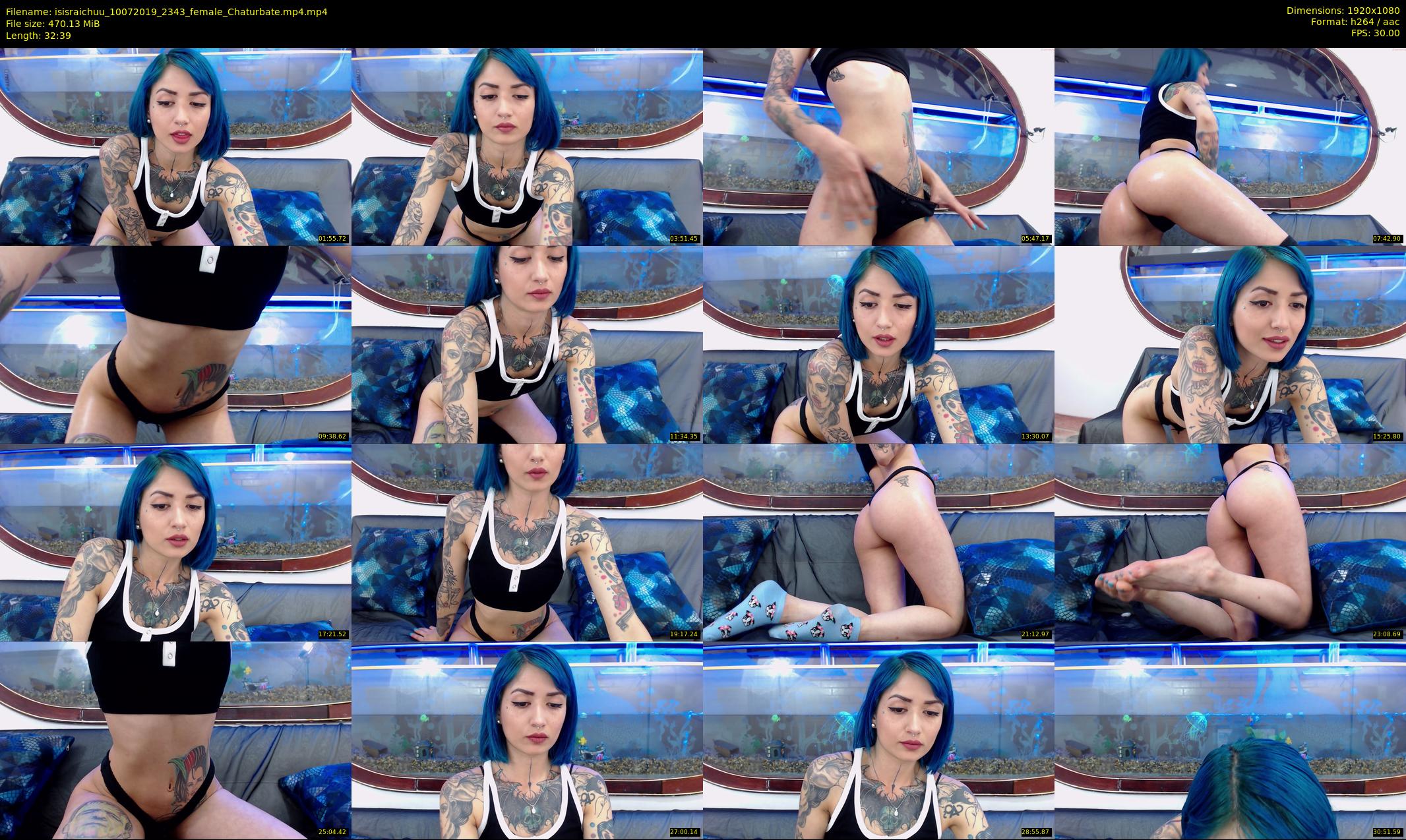 isisraichuu — 33 minute Chaturbate female cam show recording, 1080p, Jul 10, 2019