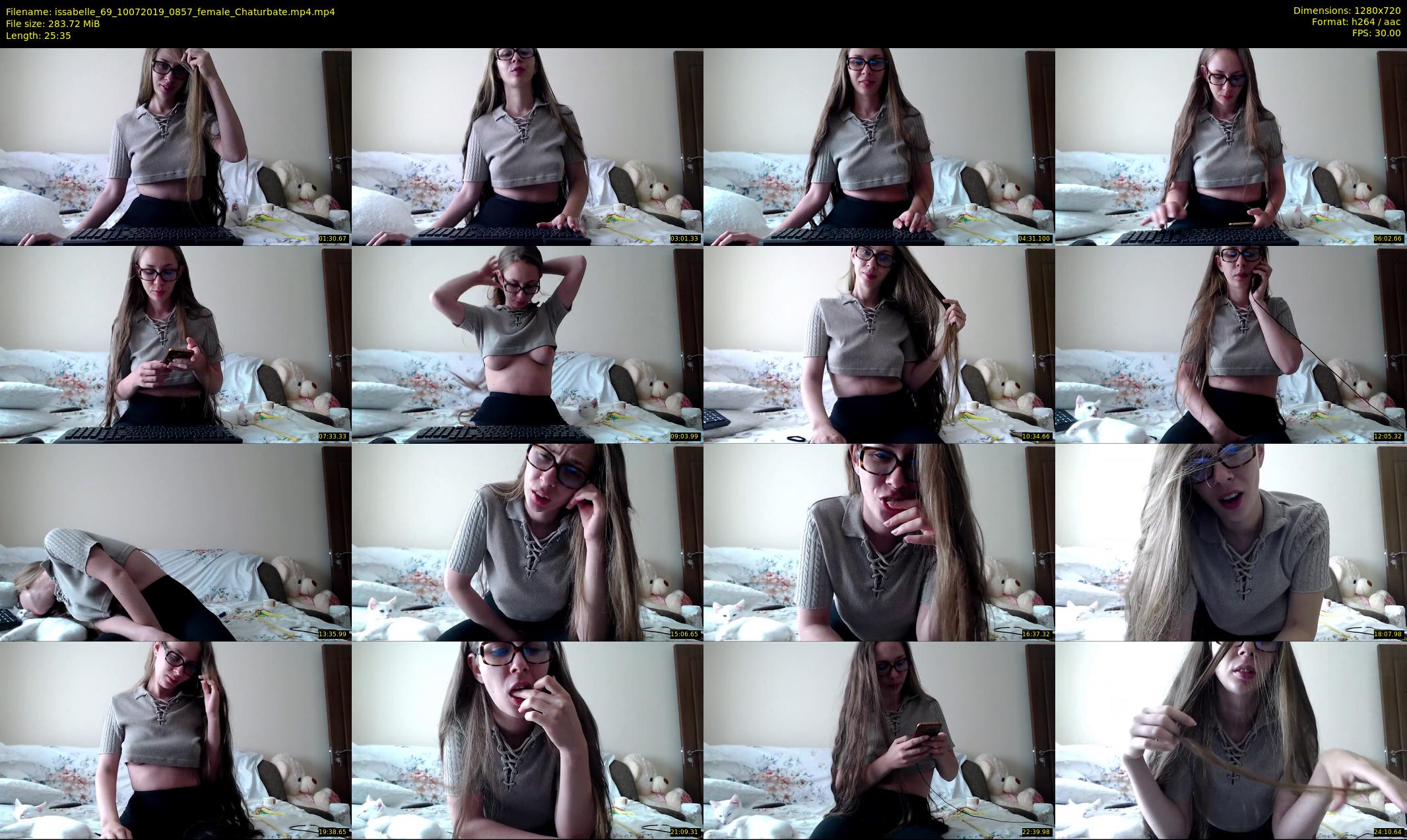 issabelle_69 — 26 minute Chaturbate couple cam show recording, 720p, Jul 10, 2019