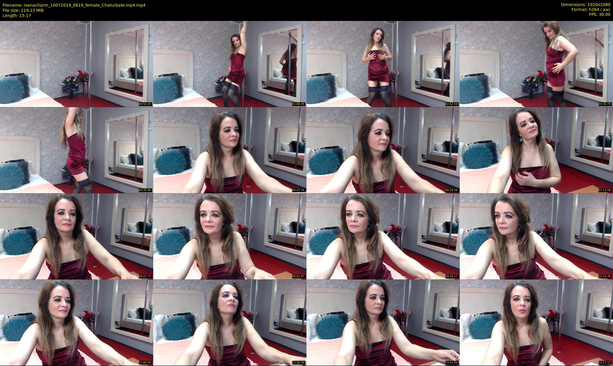 ivanacharm — 16 minute Chaturbate female cam show recording, 1080p, Jul 10, 2019