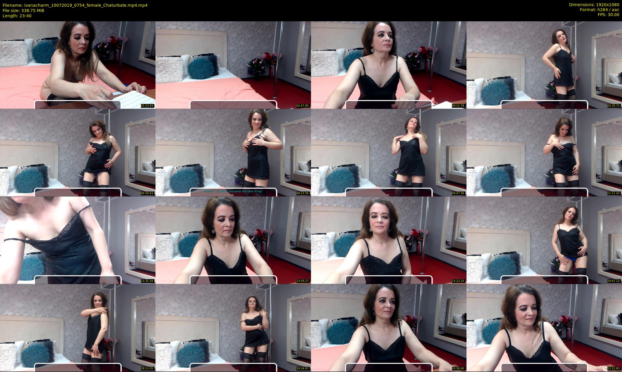 ivanacharm — 24 minute Chaturbate female cam show recording, 1080p, Jul 10, 2019