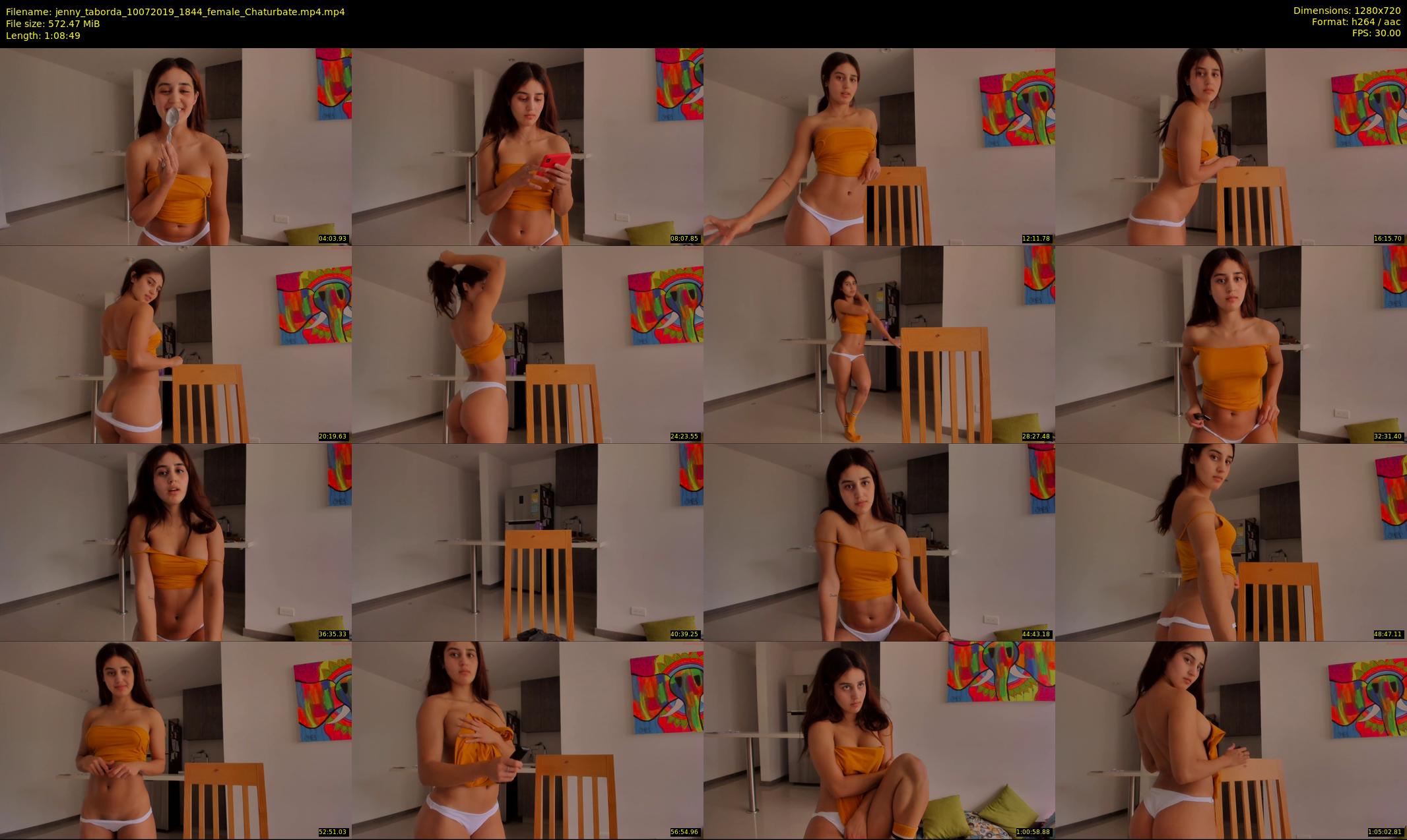 jenny_taborda — 69 minute Chaturbate female cam show recording, 720p, Jul 10, 2019