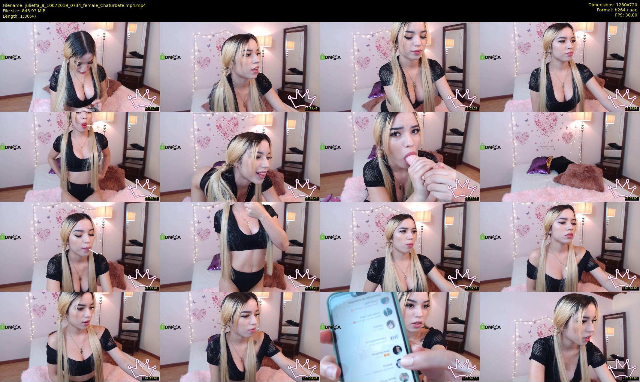 julietta_9 — 91 minute Chaturbate female cam show recording, 720p, Jul 10, 2019