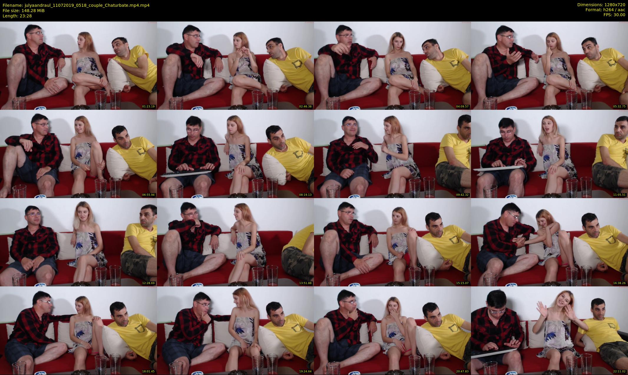 julyaandraul — 24 minute Chaturbate couple cam show recording, 720p, Jul 11, 2019