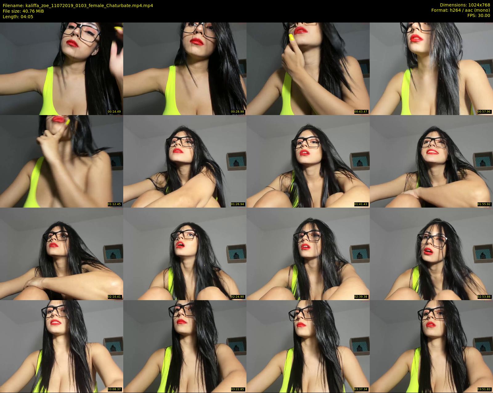 kaliffa_zoe — 5 minute Chaturbate female cam show recording, 720p, Jul 11, 2019