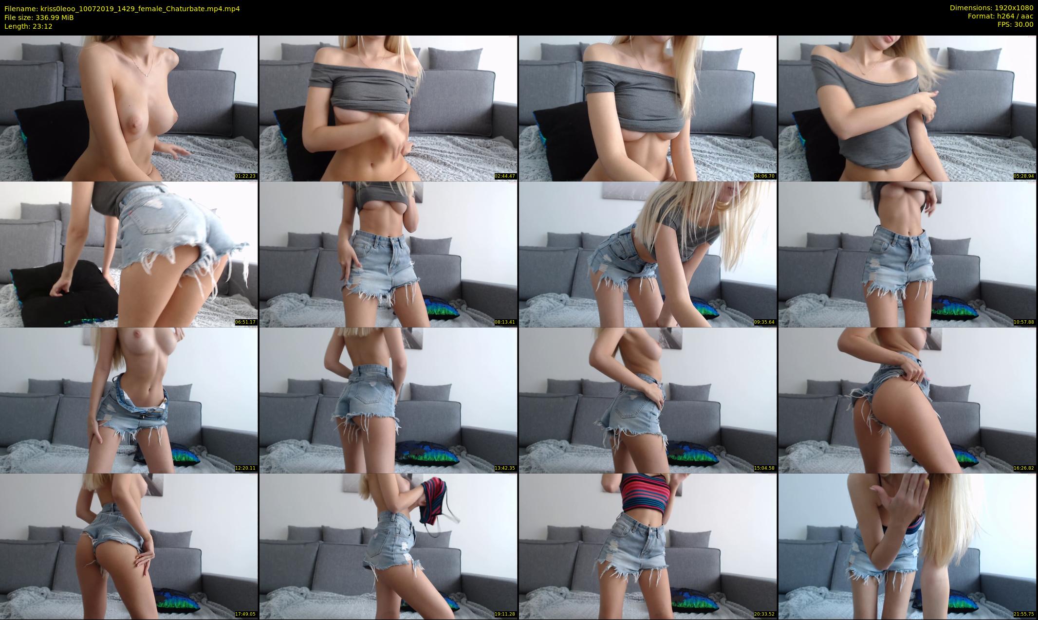 kriss0leoo — 24 minute Chaturbate couple cam show recording, 1080p, Jul 10, 2019