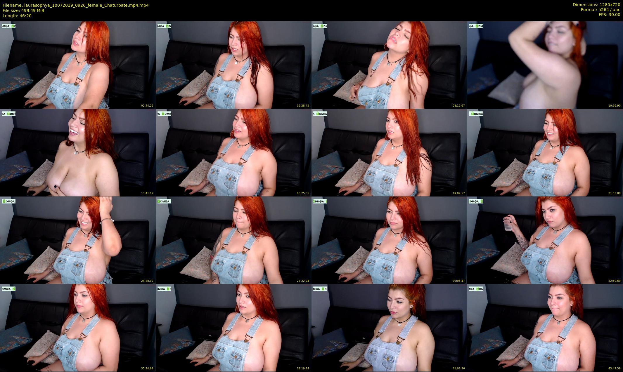 laurasophya — 47 minute Chaturbate female cam show recording, 720p, Jul 10, 2019