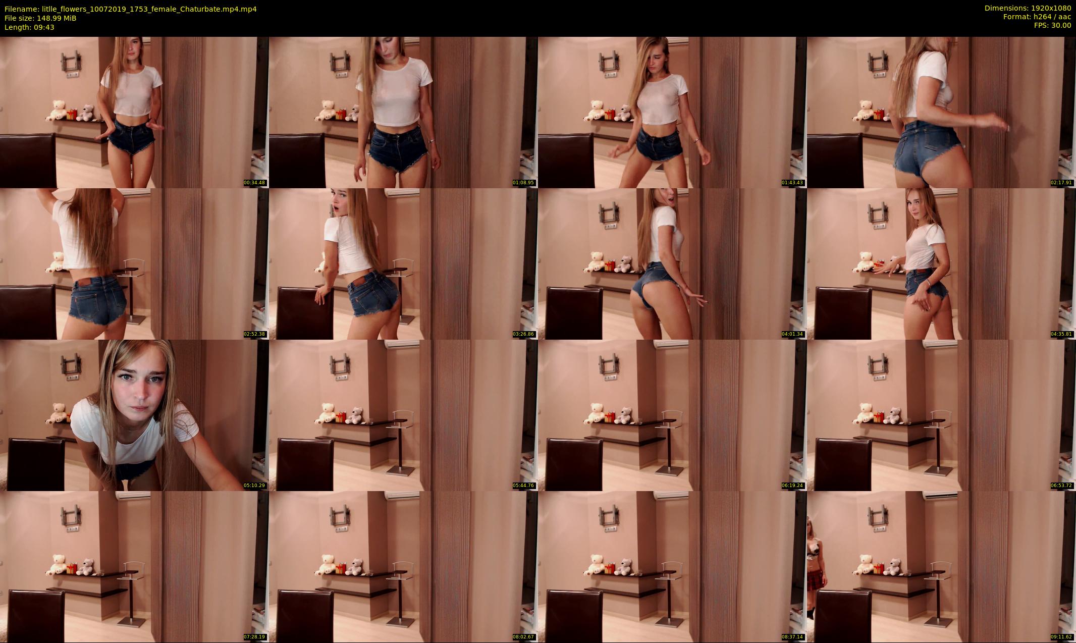litlle_flowers — 10 minute Chaturbate female cam show recording, 1080p, Jul 10, 2019