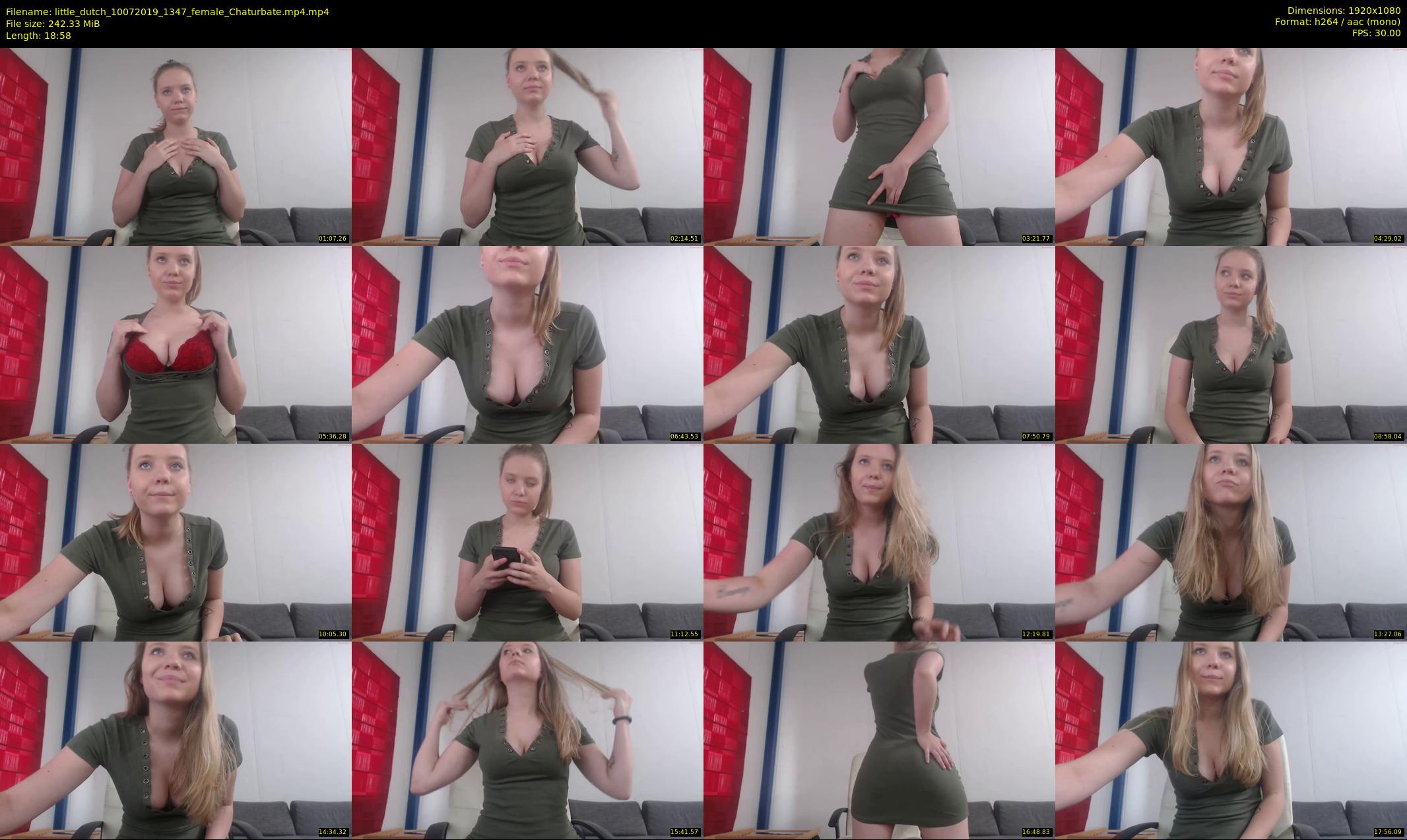 little_dutch — 19 minute Chaturbate female cam show recording, 1080p, Jul 10, 2019