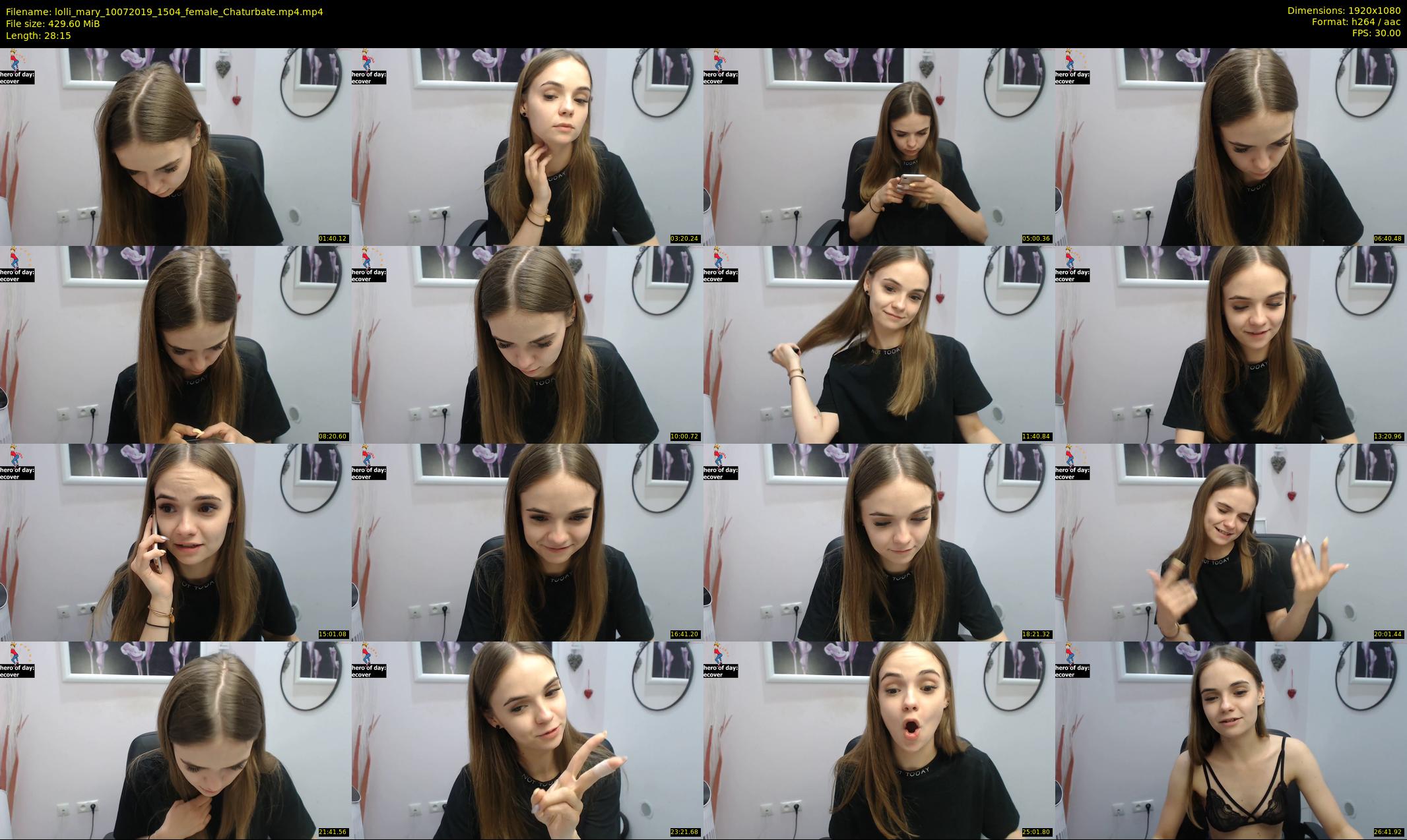 lolli_mary — 29 minute Chaturbate female cam show recording, 1080p, Jul 10, 2019