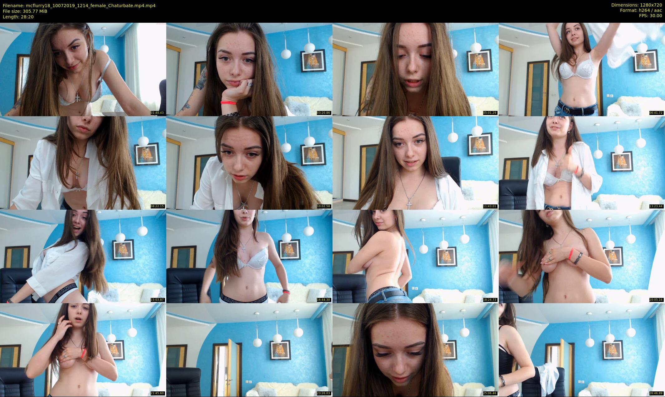 mcflurry18 — 29 minute Chaturbate female cam show recording, 720p, Jul 10, 2019