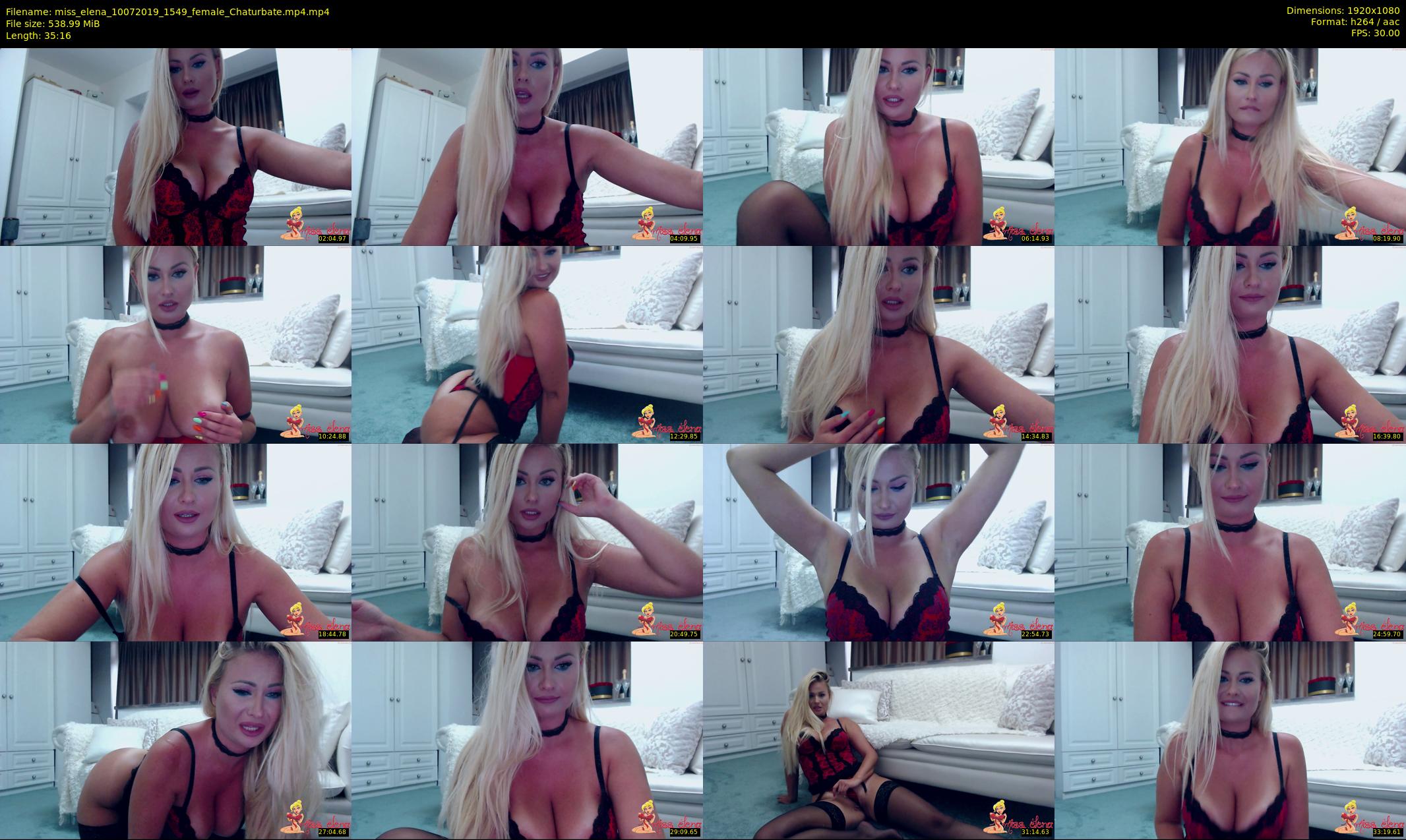 miss_elena — 36 minute Chaturbate female cam show recording, 1080p, Jul 10, 2019