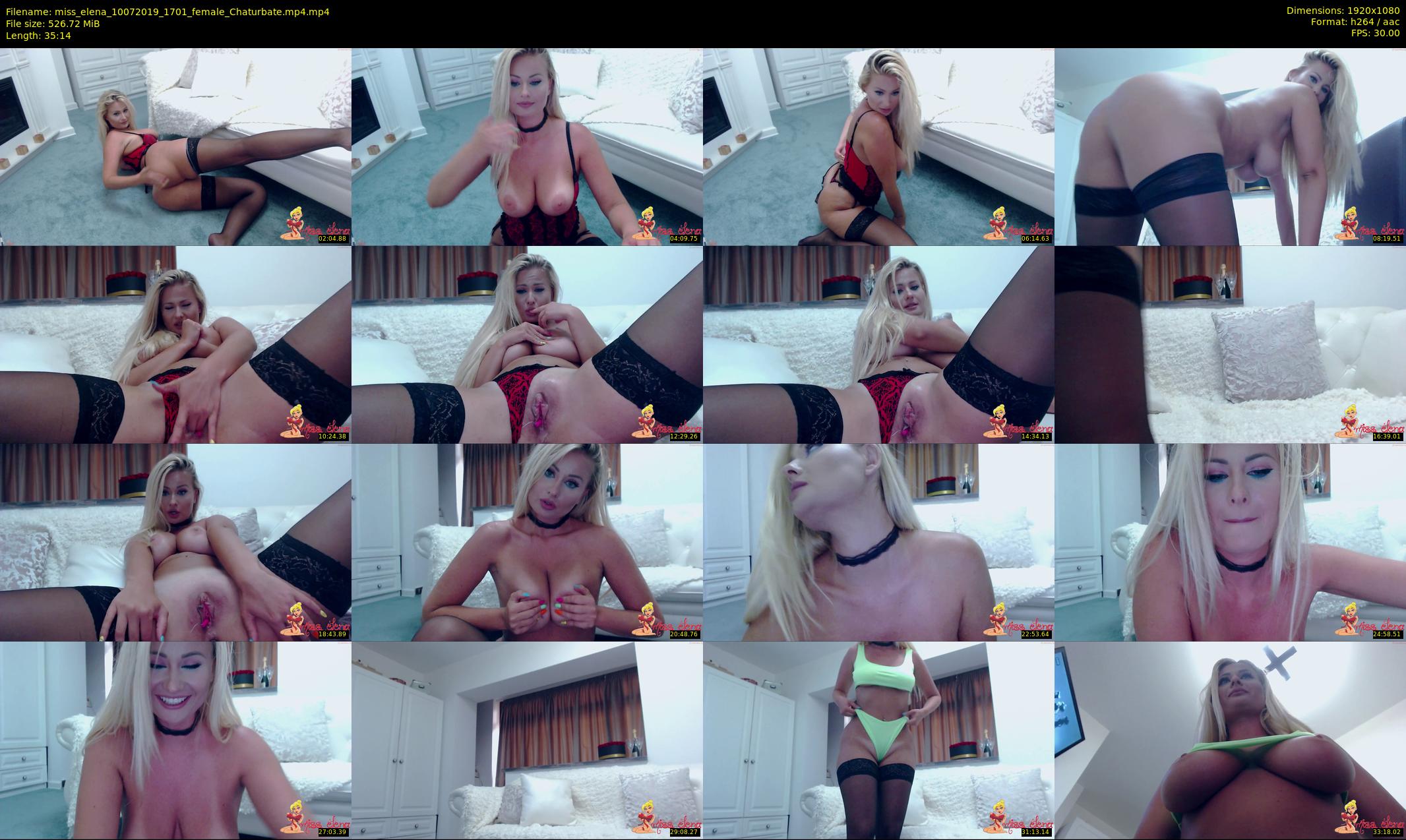 miss_elena — 36 minute Chaturbate female cam show recording, 1080p, Jul 10, 2019