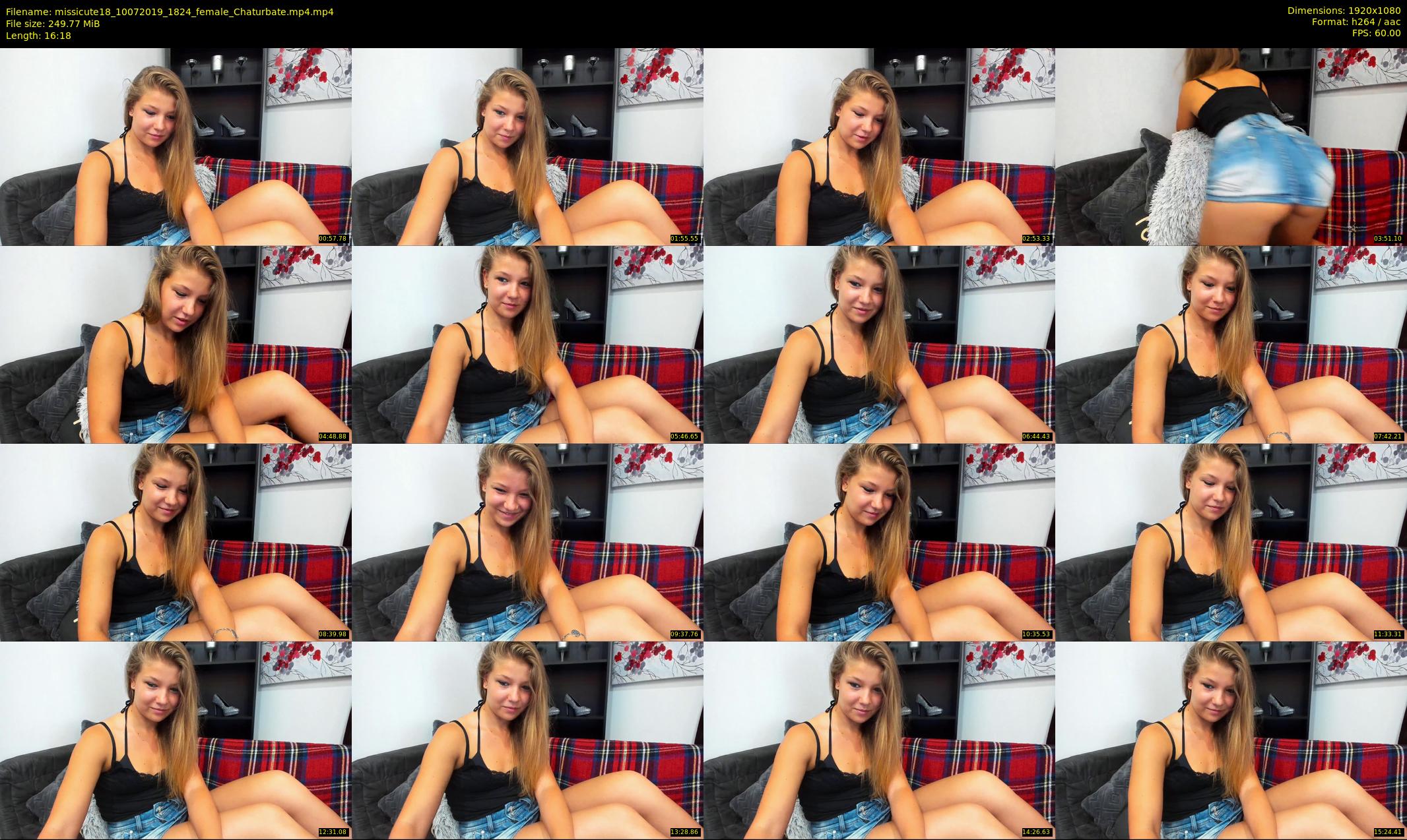 missicute18 — 17 minute Chaturbate female cam show recording, 1080p, Jul 10, 2019