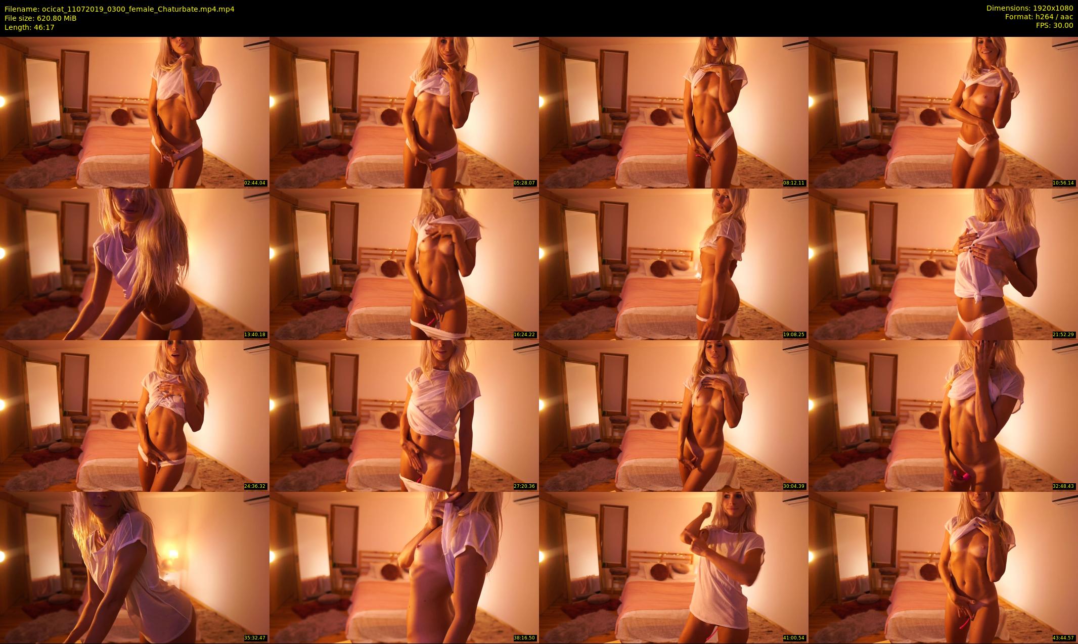 ocicat — 47 minute Chaturbate female cam show recording, 1080p, Jul 11, 2019