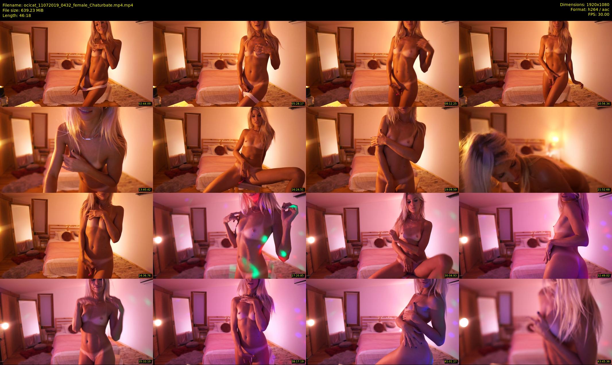 ocicat — 47 minute Chaturbate female cam show recording, 1080p, Jul 11, 2019