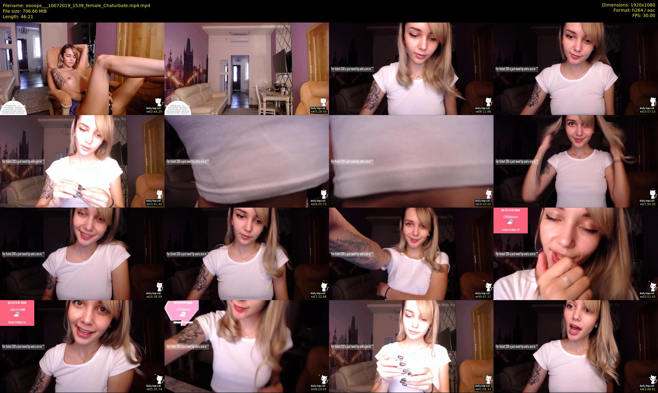 oooops__ — 47 minute Chaturbate female cam show recording, 1080p, Jul 10, 2019