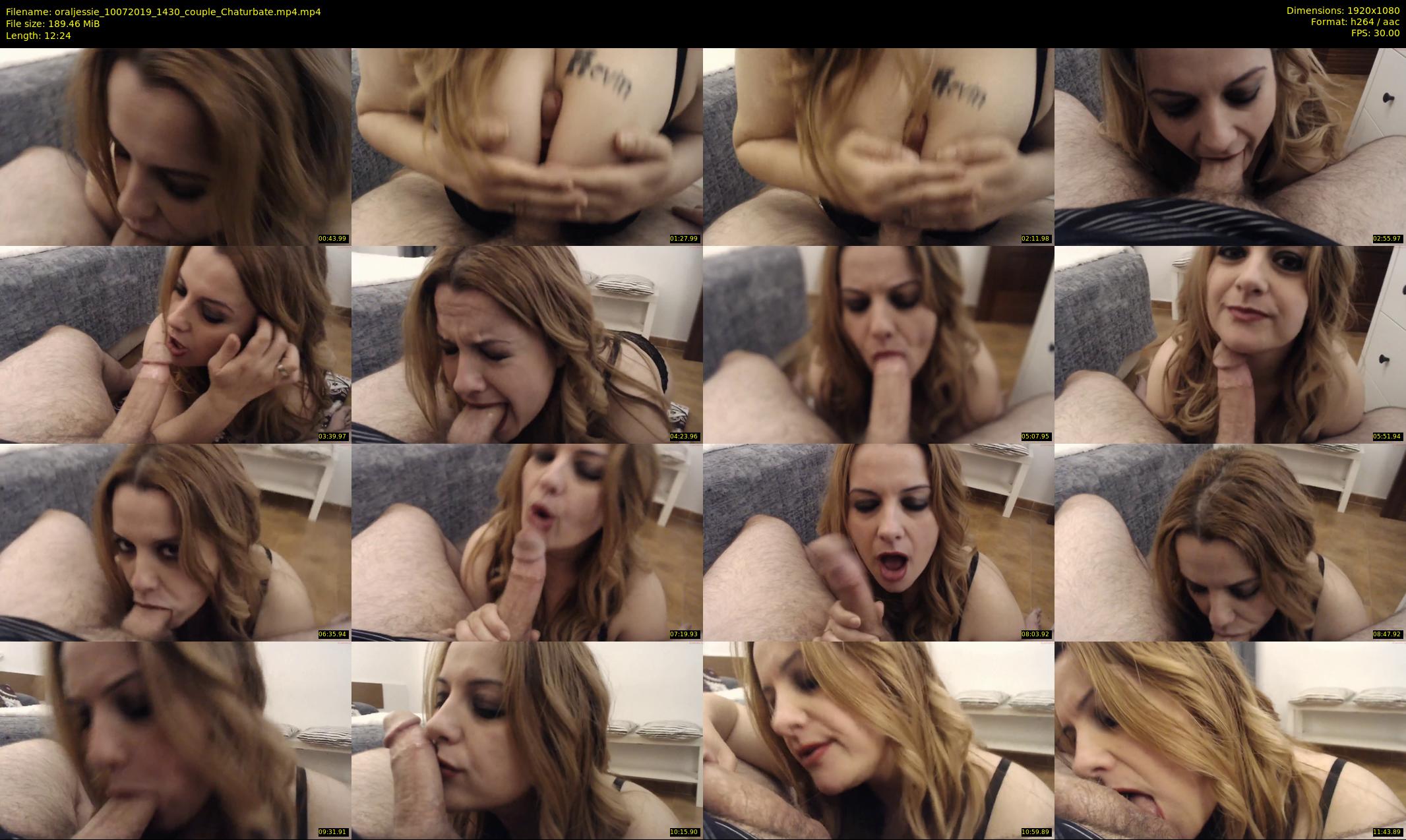oraljessie — 13 minute Chaturbate couple cam show recording, 1080p, Jul 10, 2019