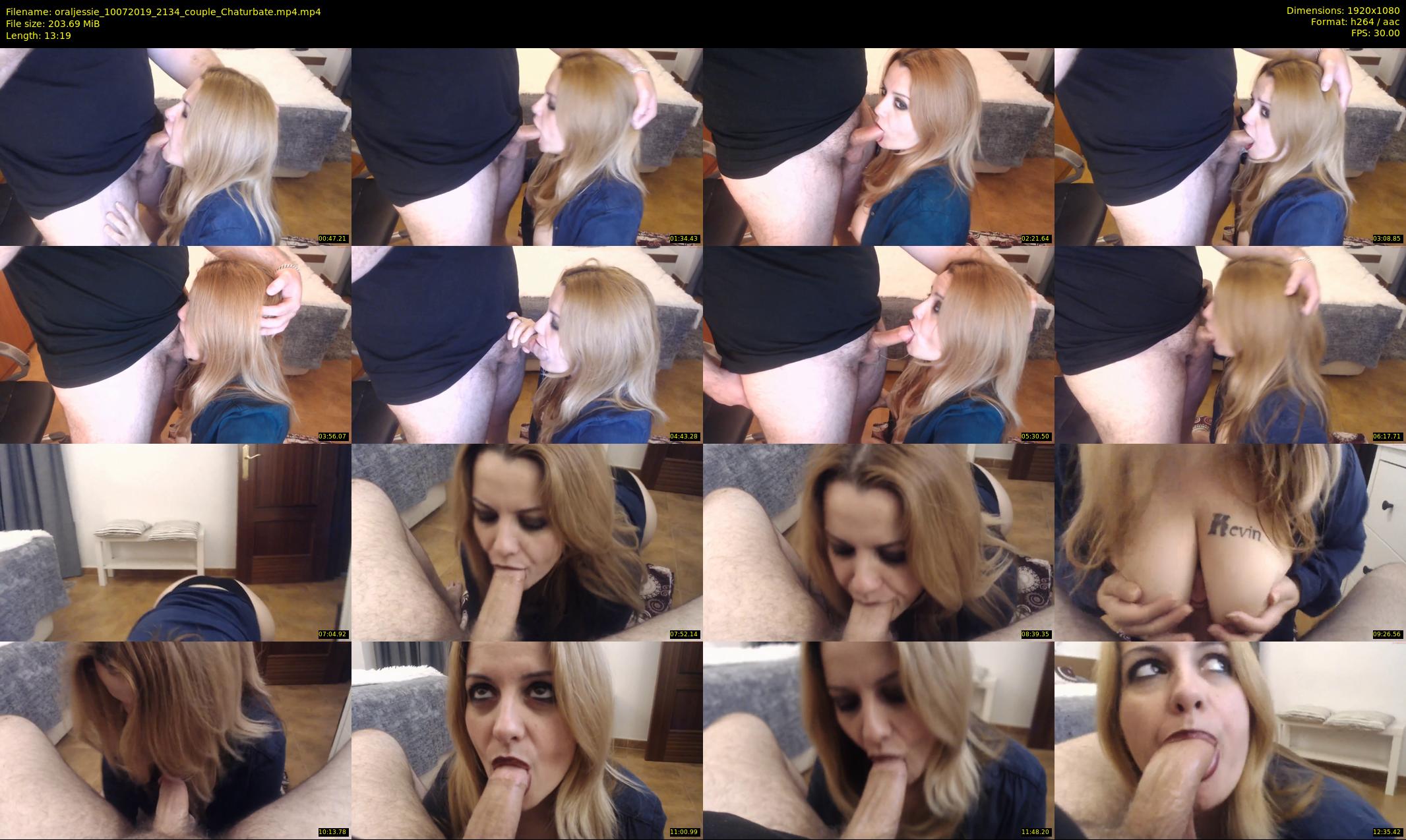 oraljessie — 14 minute Chaturbate couple cam show recording, 1080p, Jul 10, 2019