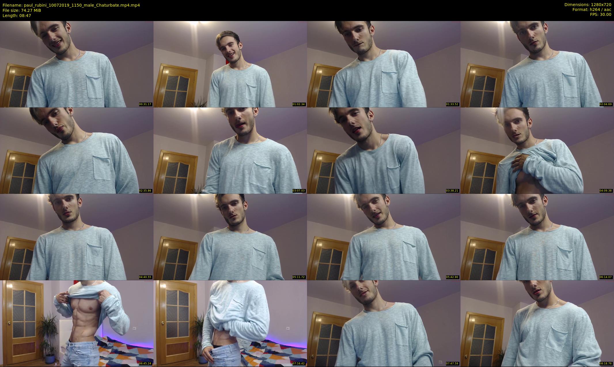 paul_rubini — 9 minute Chaturbate male cam show recording, 720p, Jul 10, 2019