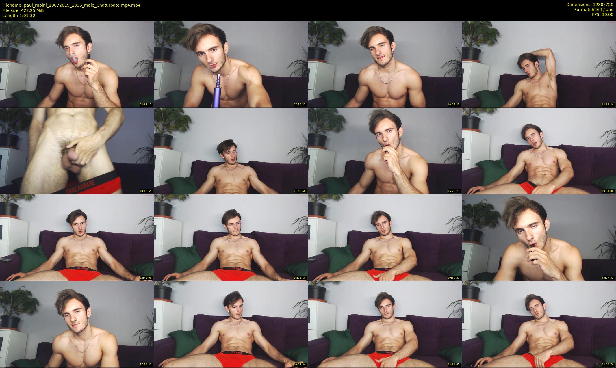 paul_rubini — 62 minute Chaturbate male cam show recording, 720p, Jul 10, 2019