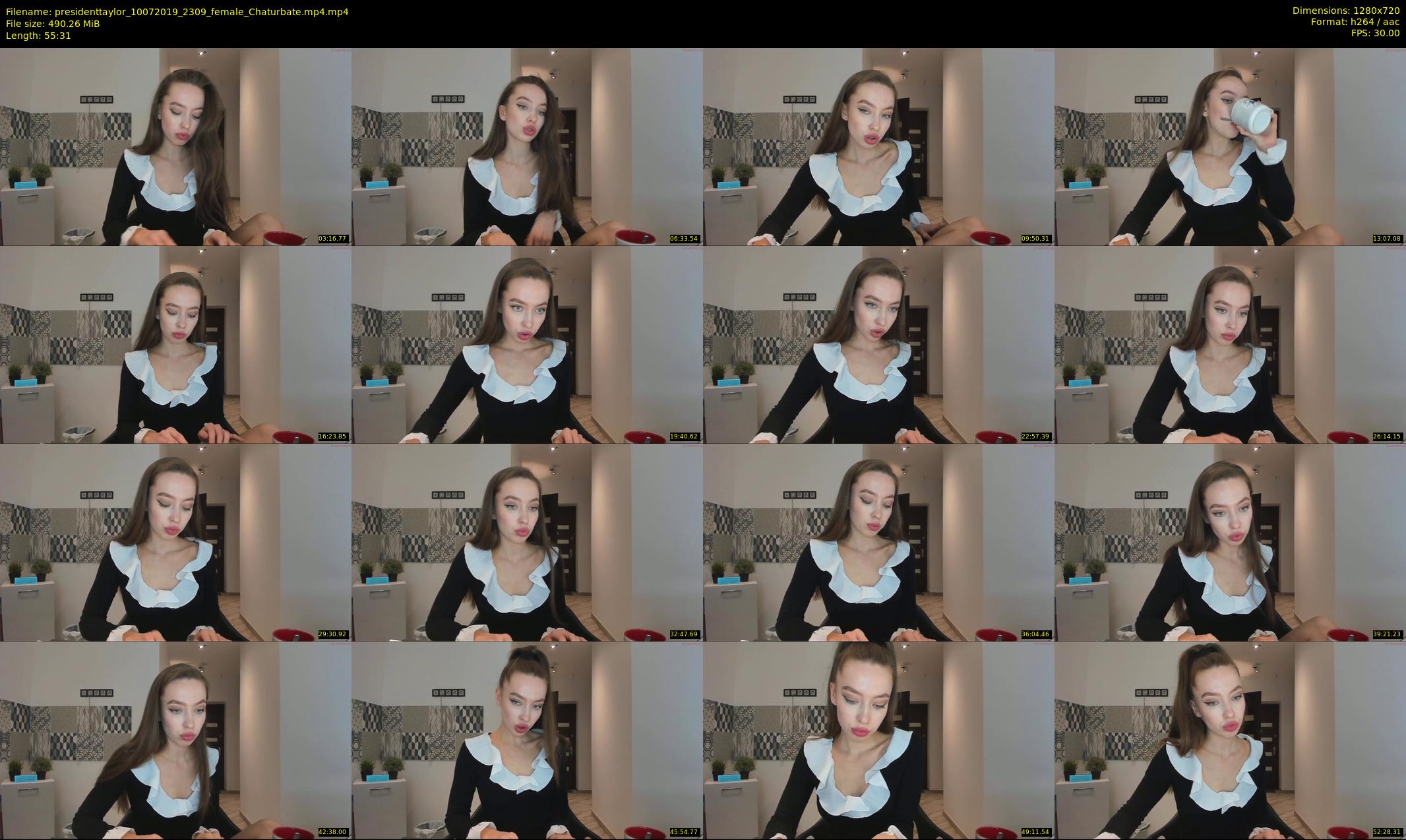 presidenttaylor — 56 minute Chaturbate female cam show recording, 720p, Jul 10, 2019