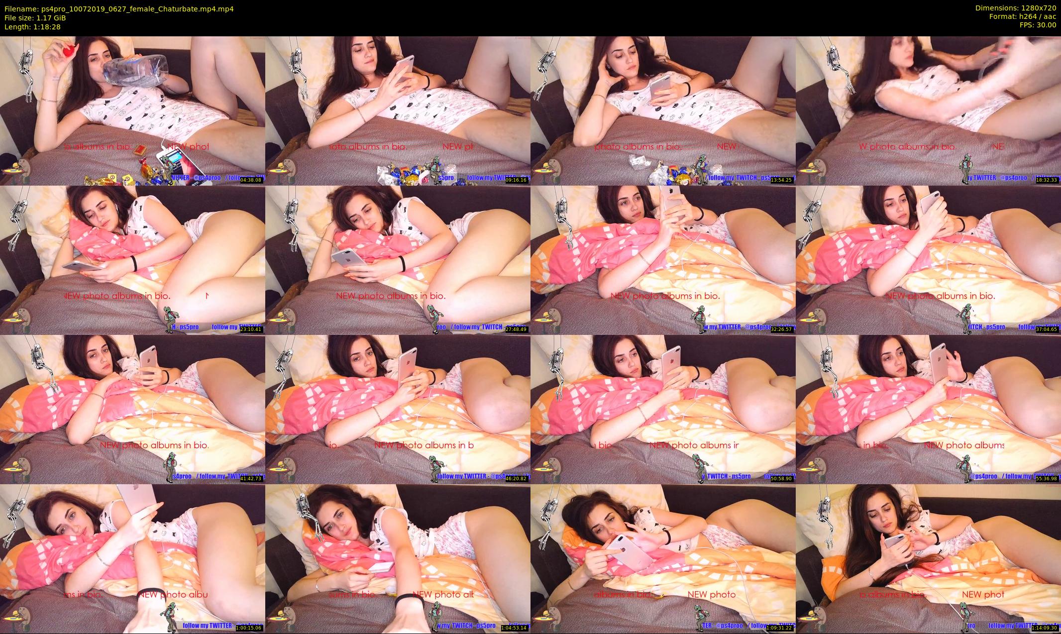 ps4pro — 79 minute Chaturbate female cam show recording, 720p, Jul 10, 2019